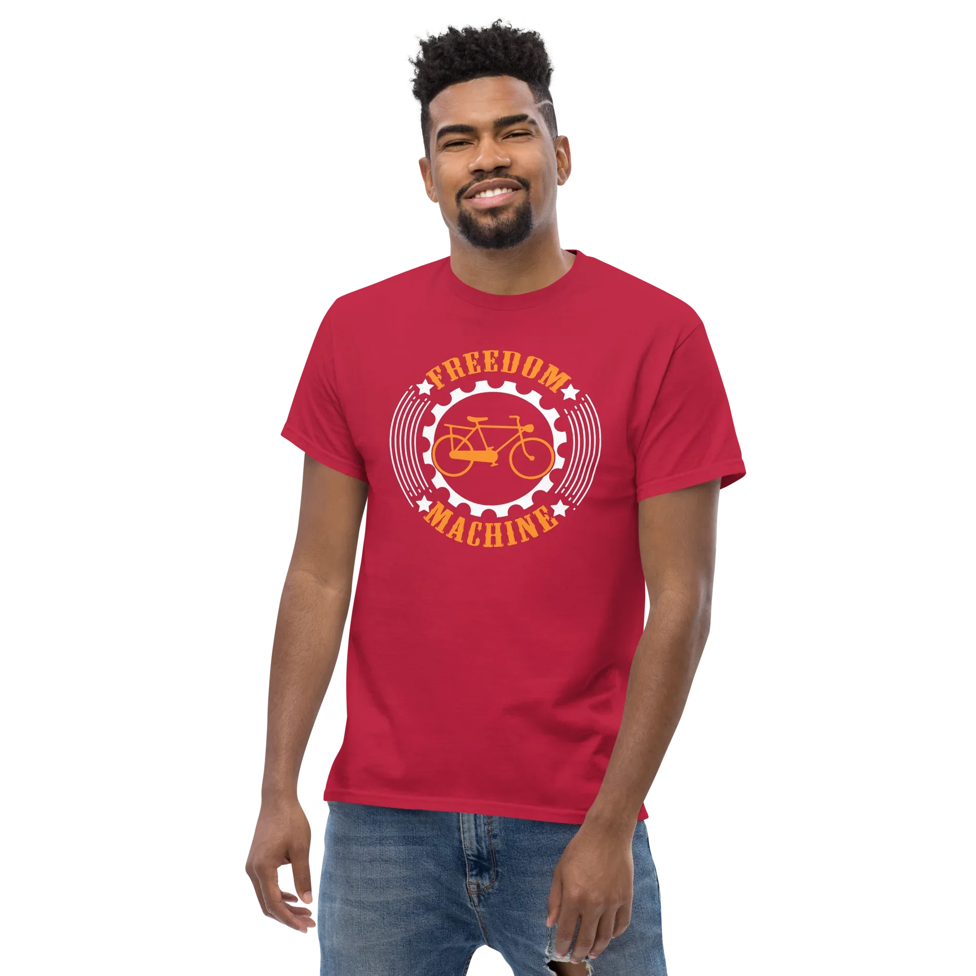 FREEDOM MACHINE unisex t-shirt - - Bicycle t-shirts - Printoo Shop