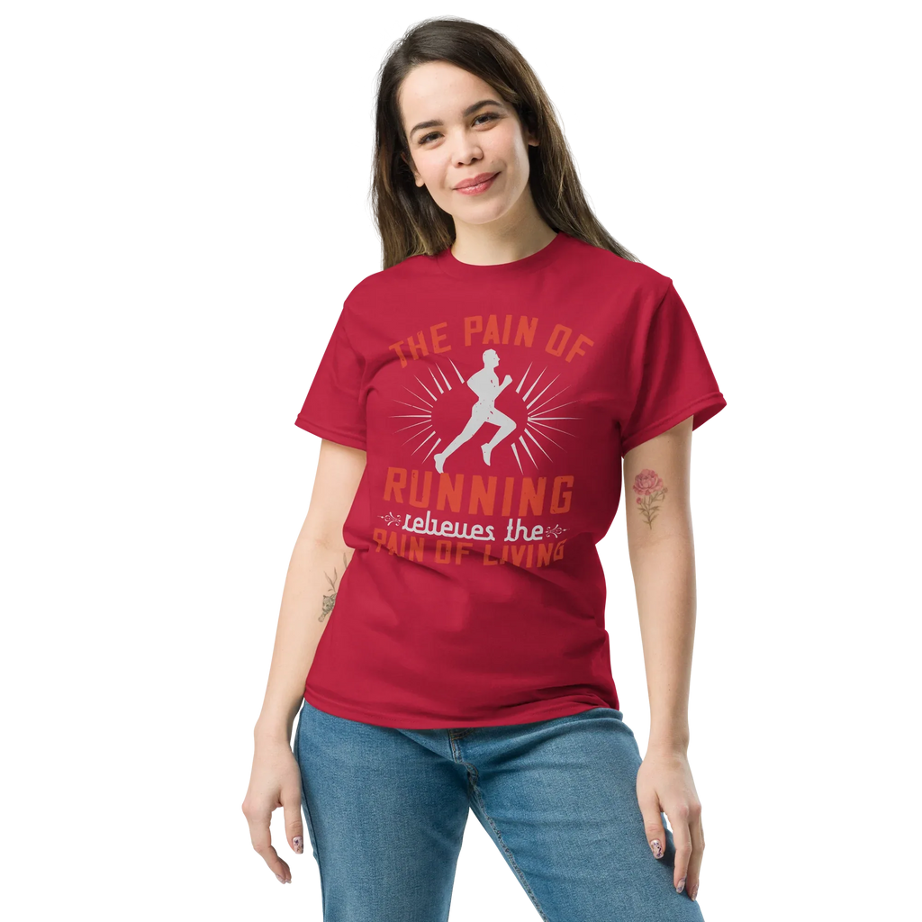 RUN & LIVE unisex t-shirt - - Running - Printoo Shop