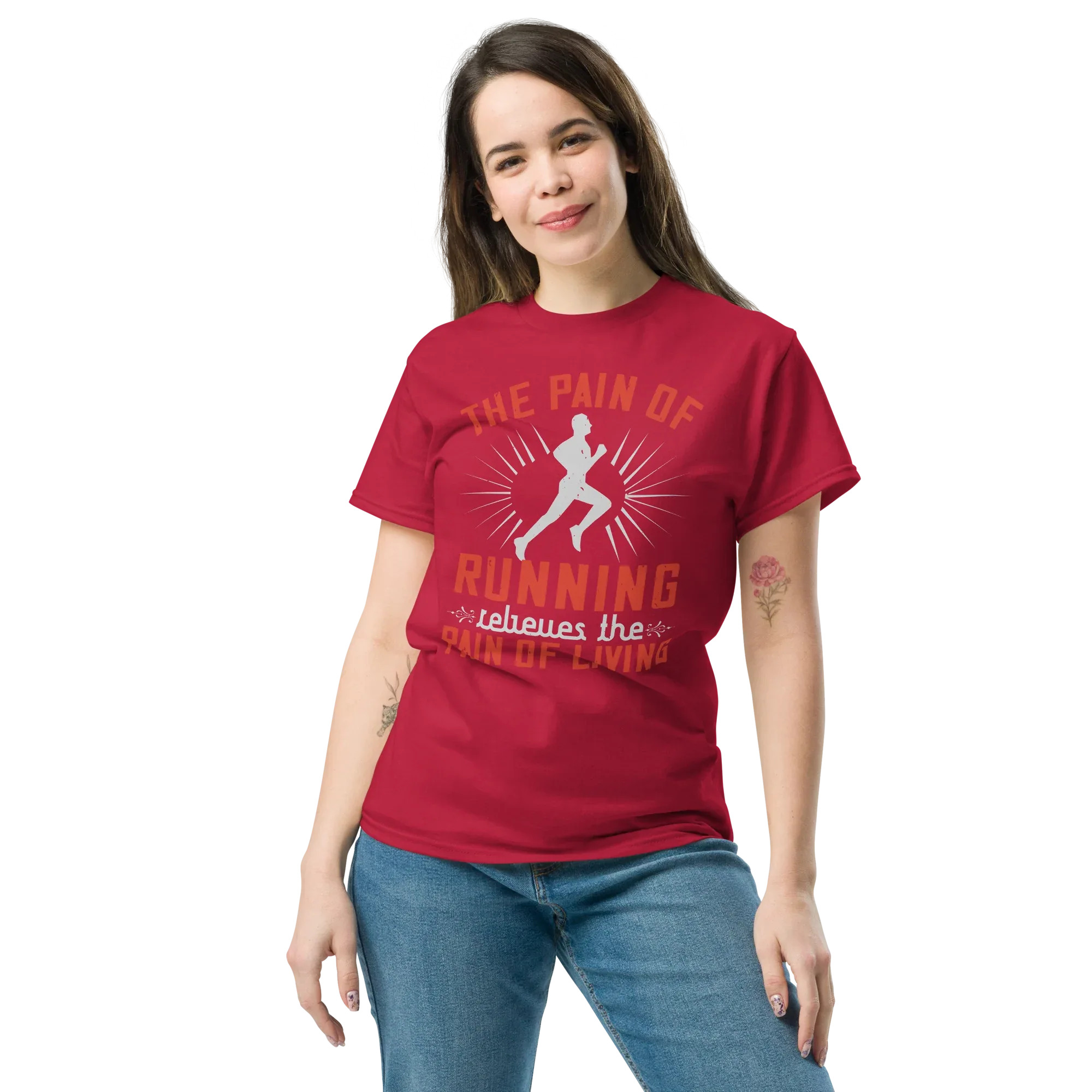RUN & LIVE unisex t-shirt - - Running - Printoo Shop