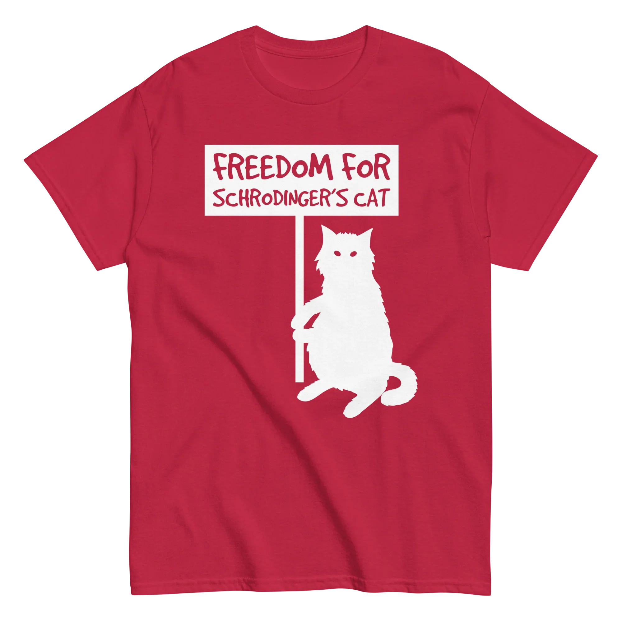 SCHRODINGER'S CAT unisex t-shirt - - Cat t-shirts - Printoo Shop