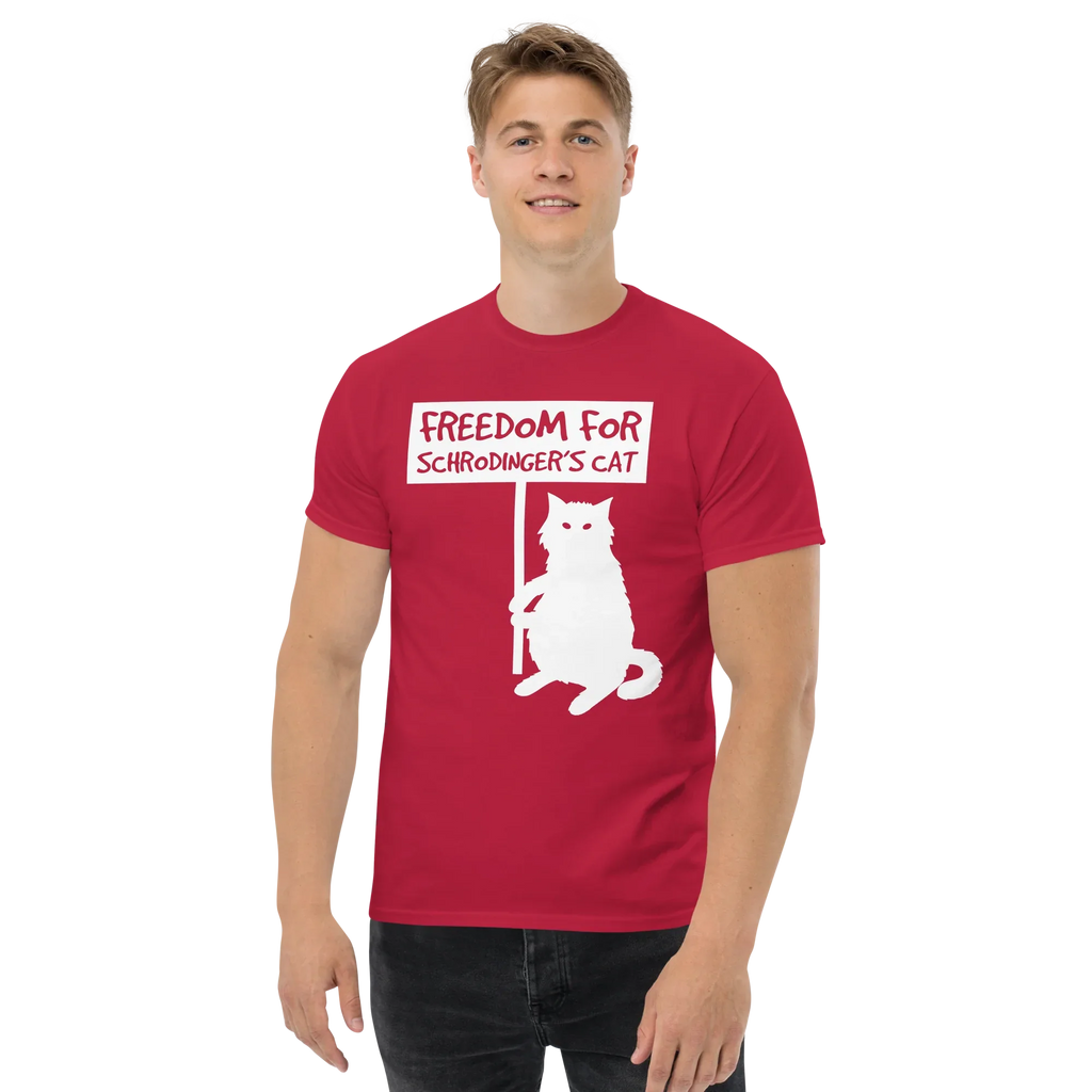 SCHRODINGER'S CAT unisex t-shirt - - Cat t-shirts - Printoo Shop