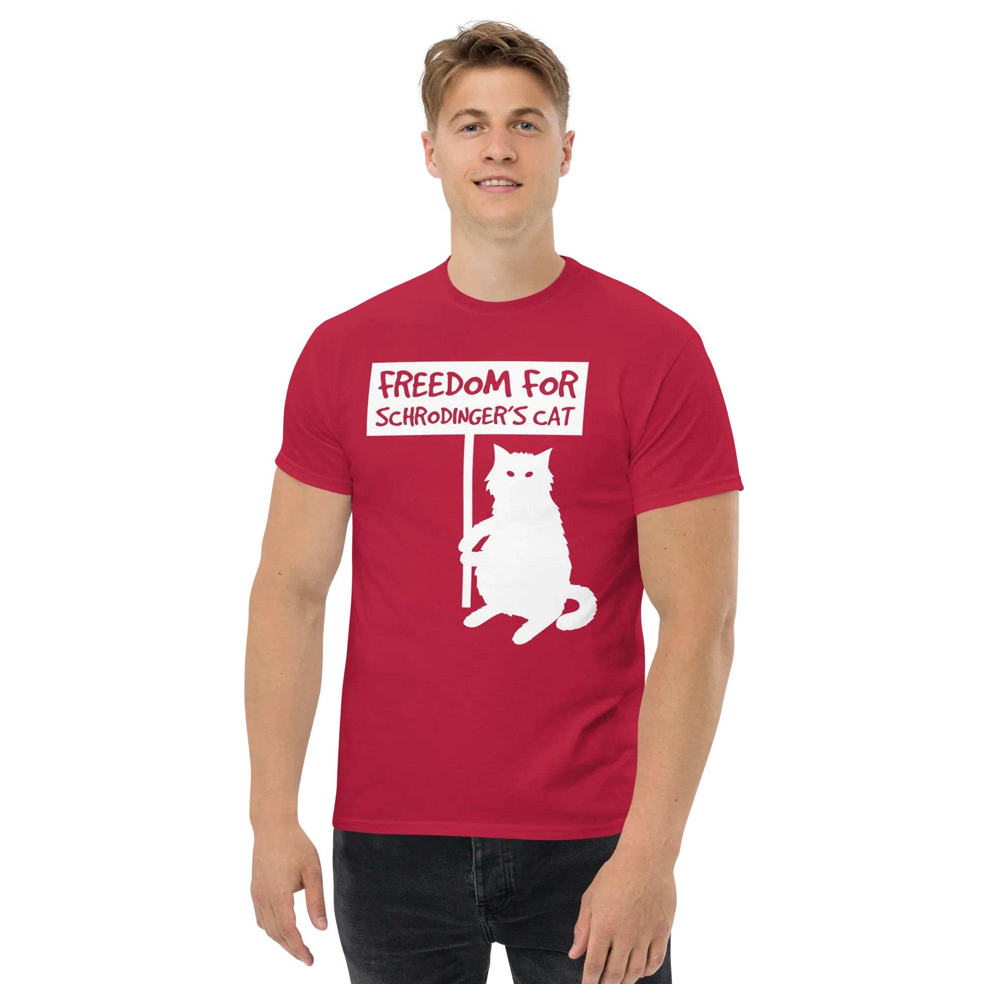 SCHRODINGER'S CAT unisex t-shirt - - Cat t-shirts - Printoo Shop