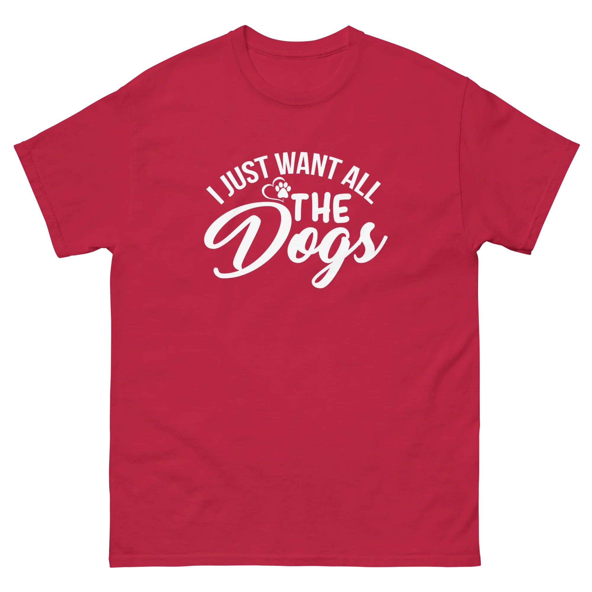 ALL THE DOGS unisex t-shirt - Printoo Shop - - dog, Streetwear look, t-shirt, unisex, Unisex Classic Tee | Gildan 5000