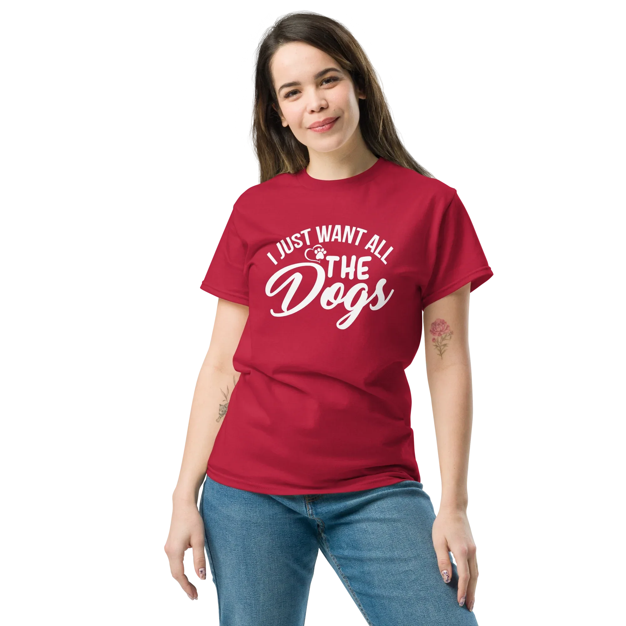 ALL THE DOGS unisex t-shirt - Printoo Shop - - dog, Streetwear look, t-shirt, unisex, Unisex Classic Tee | Gildan 5000