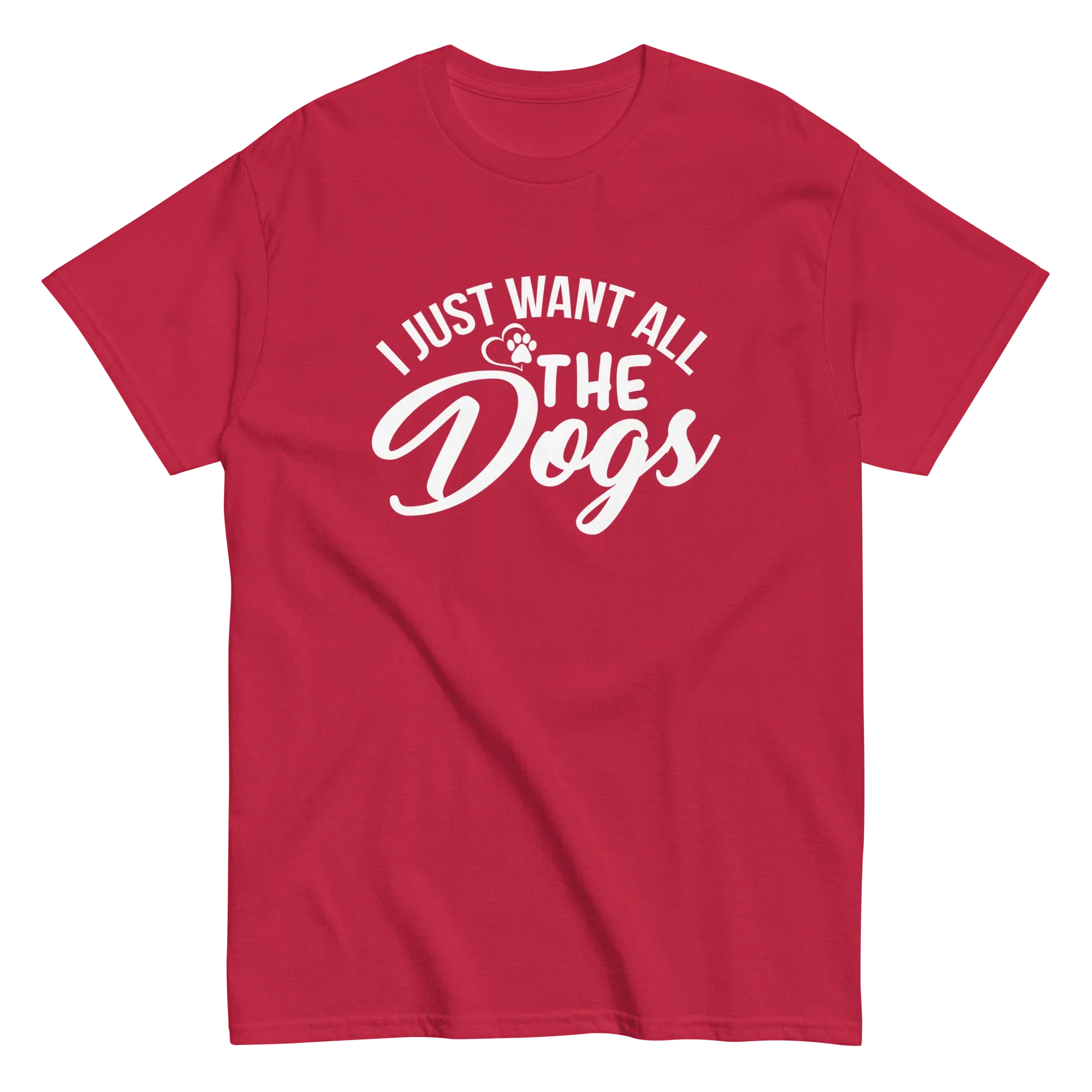 ALL THE DOGS unisex t-shirt - Printoo Shop - - dog, Streetwear look, t-shirt, unisex, Unisex Classic Tee | Gildan 5000
