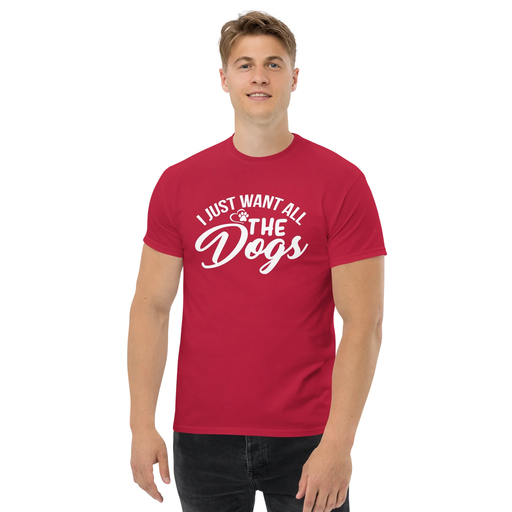 ALL THE DOGS unisex t-shirt - Printoo Shop - - dog, Streetwear look, t-shirt, unisex, Unisex Classic Tee | Gildan 5000