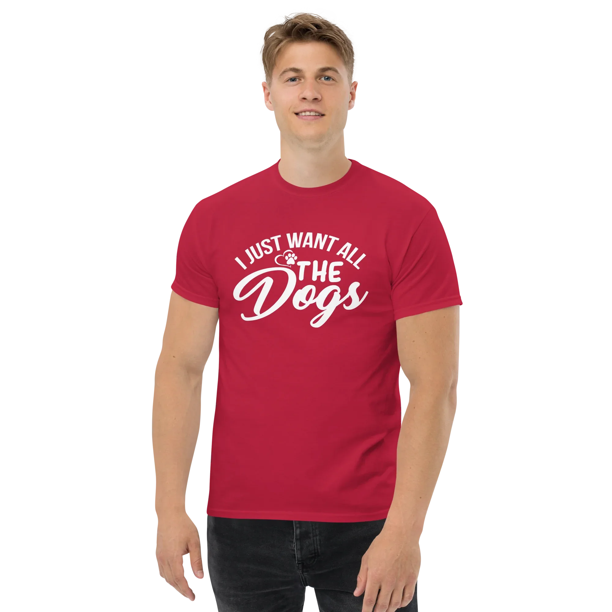 ALL THE DOGS unisex t-shirt - Printoo Shop - - dog, Streetwear look, t-shirt, unisex, Unisex Classic Tee | Gildan 5000