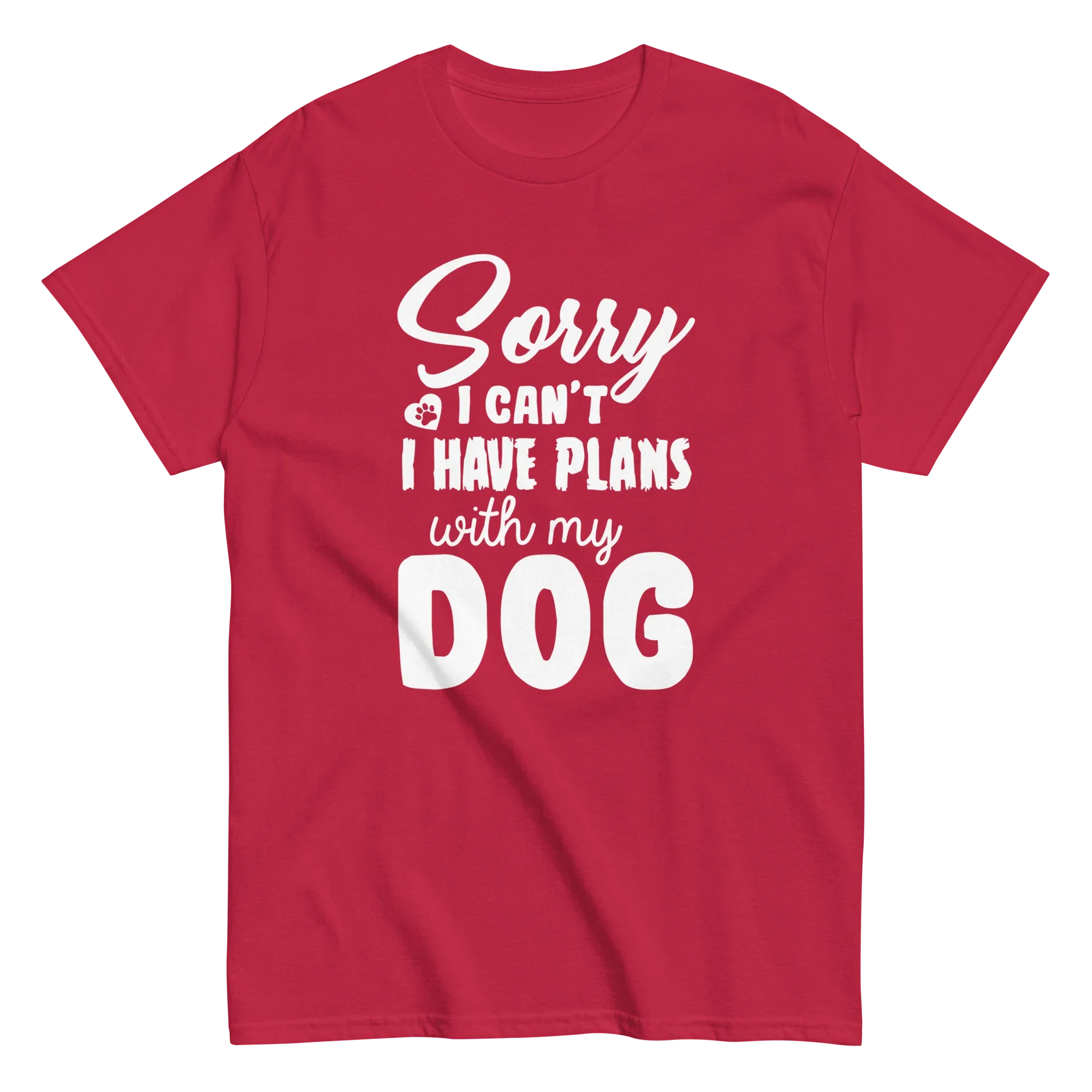 WITH MY DOG unisex t-shirt - - Dogs t-shirt - Printoo Shop