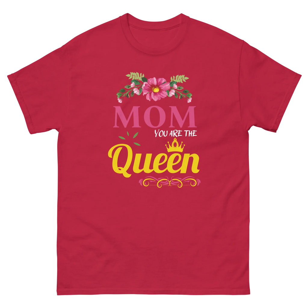 MOM QUEEN unisex t-shirt - Printoo Shop - - Mom t-shirt, t-shirt, unisex, Unisex Classic Tee | Gildan 5000