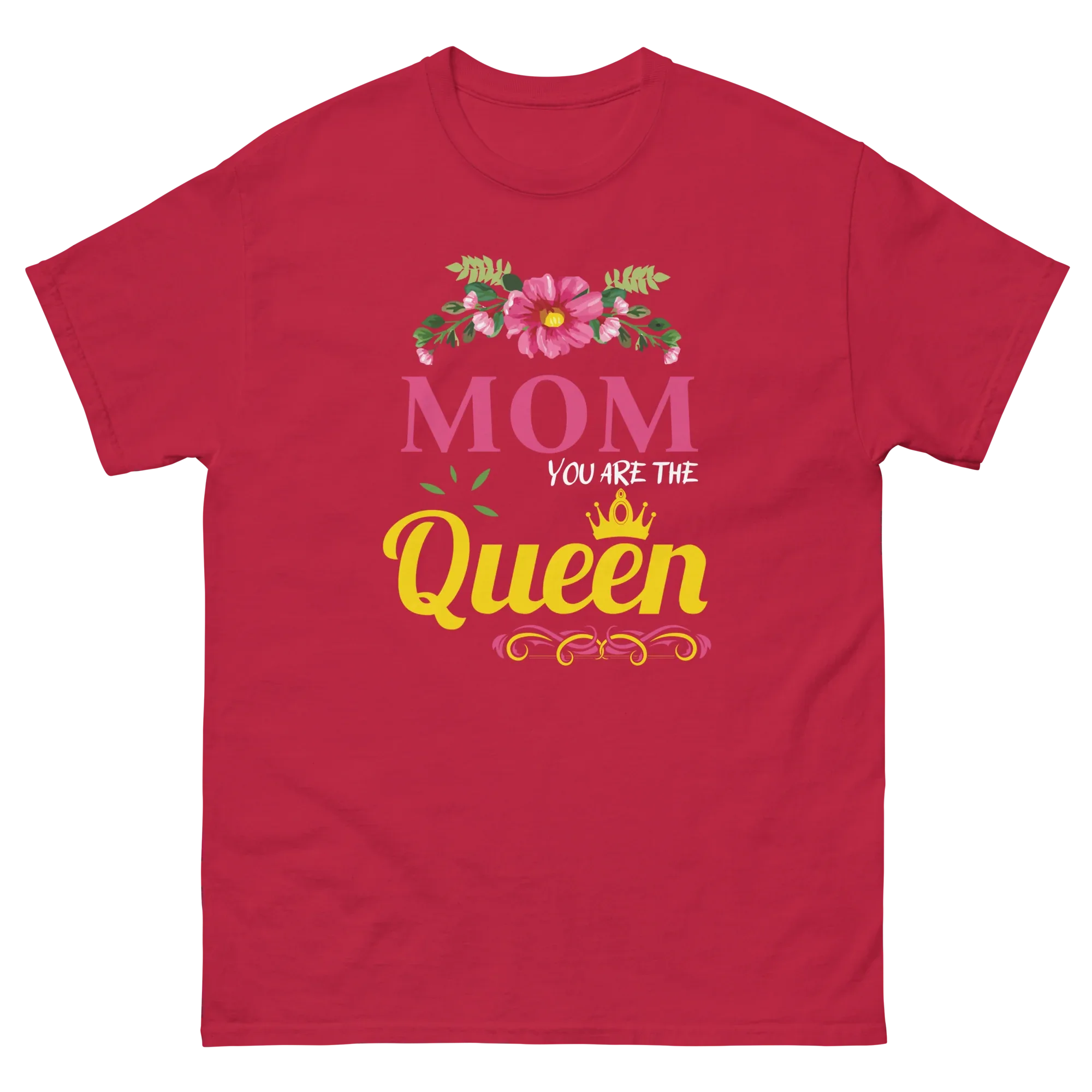MOM QUEEN unisex t-shirt - Printoo Shop - - Mom t-shirt, t-shirt, unisex, Unisex Classic Tee | Gildan 5000