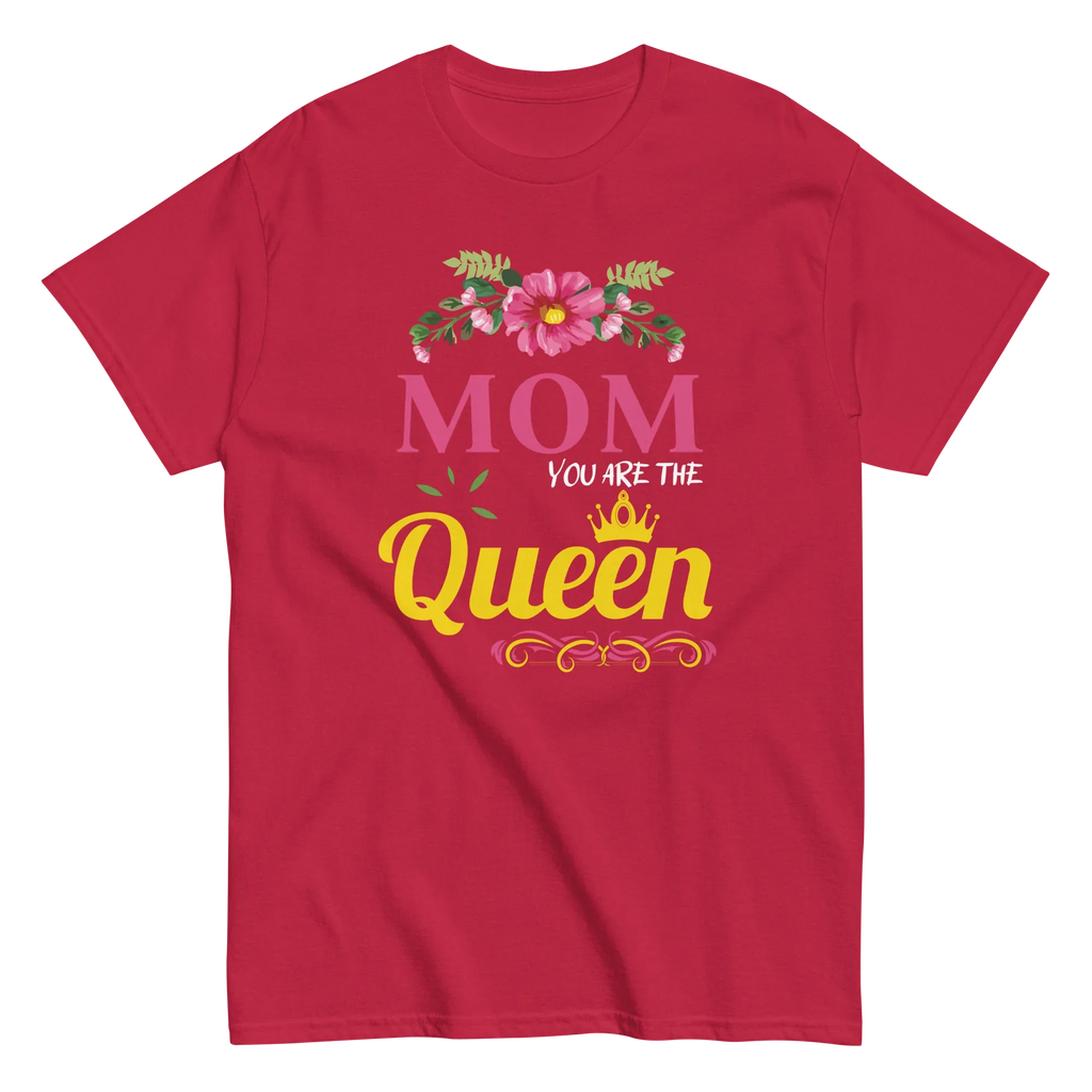 MOM QUEEN unisex t-shirt - Printoo Shop - - Mom t-shirt, t-shirt, unisex, Unisex Classic Tee | Gildan 5000