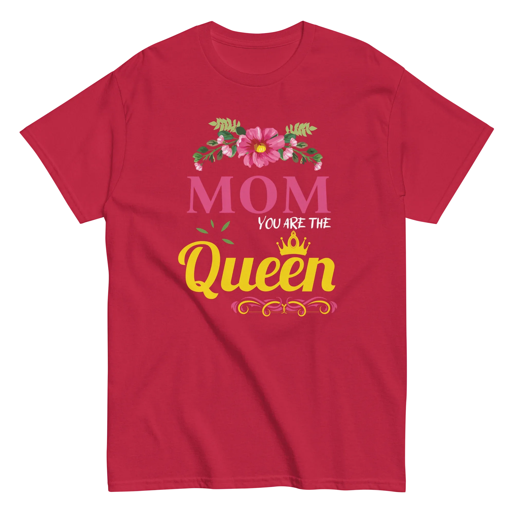 MOM QUEEN unisex t-shirt - Printoo Shop - - Mom t-shirt, t-shirt, unisex, Unisex Classic Tee | Gildan 5000