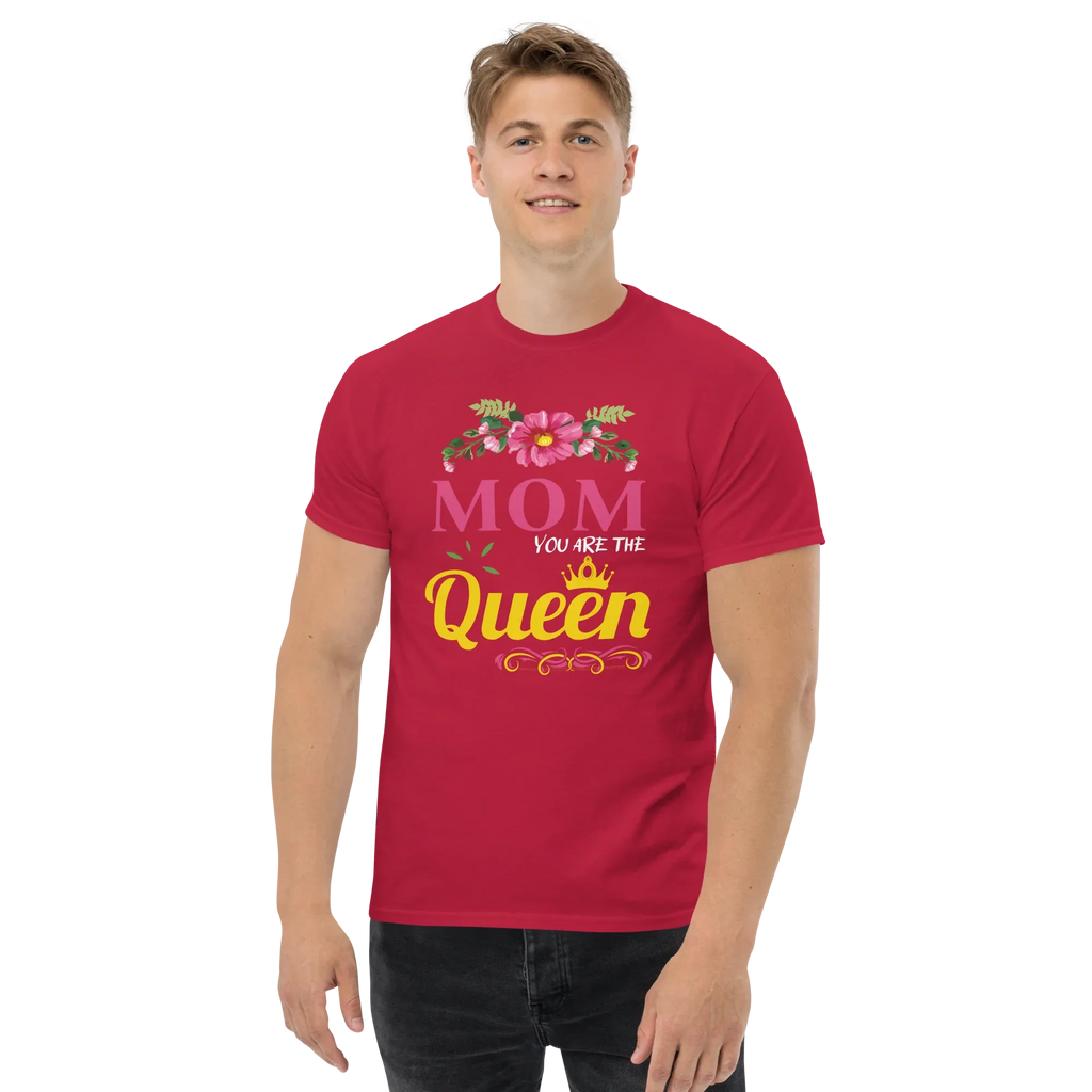 MOM QUEEN unisex t-shirt - Printoo Shop - - Mom t-shirt, t-shirt, unisex, Unisex Classic Tee | Gildan 5000