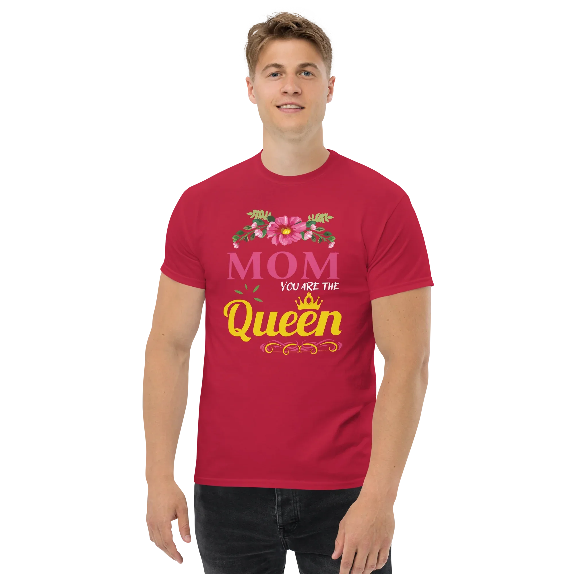 MOM QUEEN unisex t-shirt - Printoo Shop - - Mom t-shirt, t-shirt, unisex, Unisex Classic Tee | Gildan 5000