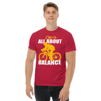 BALANCED LIFE unisex t-shirt - Printoo Shop - - bicycle, t-shirt, unisex, Unisex Classic Tee | Gildan 5000