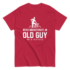 OLD GUY ON A BICYCLE unisex t-shirt - - Bicycle t-shirts - Printoo Shop