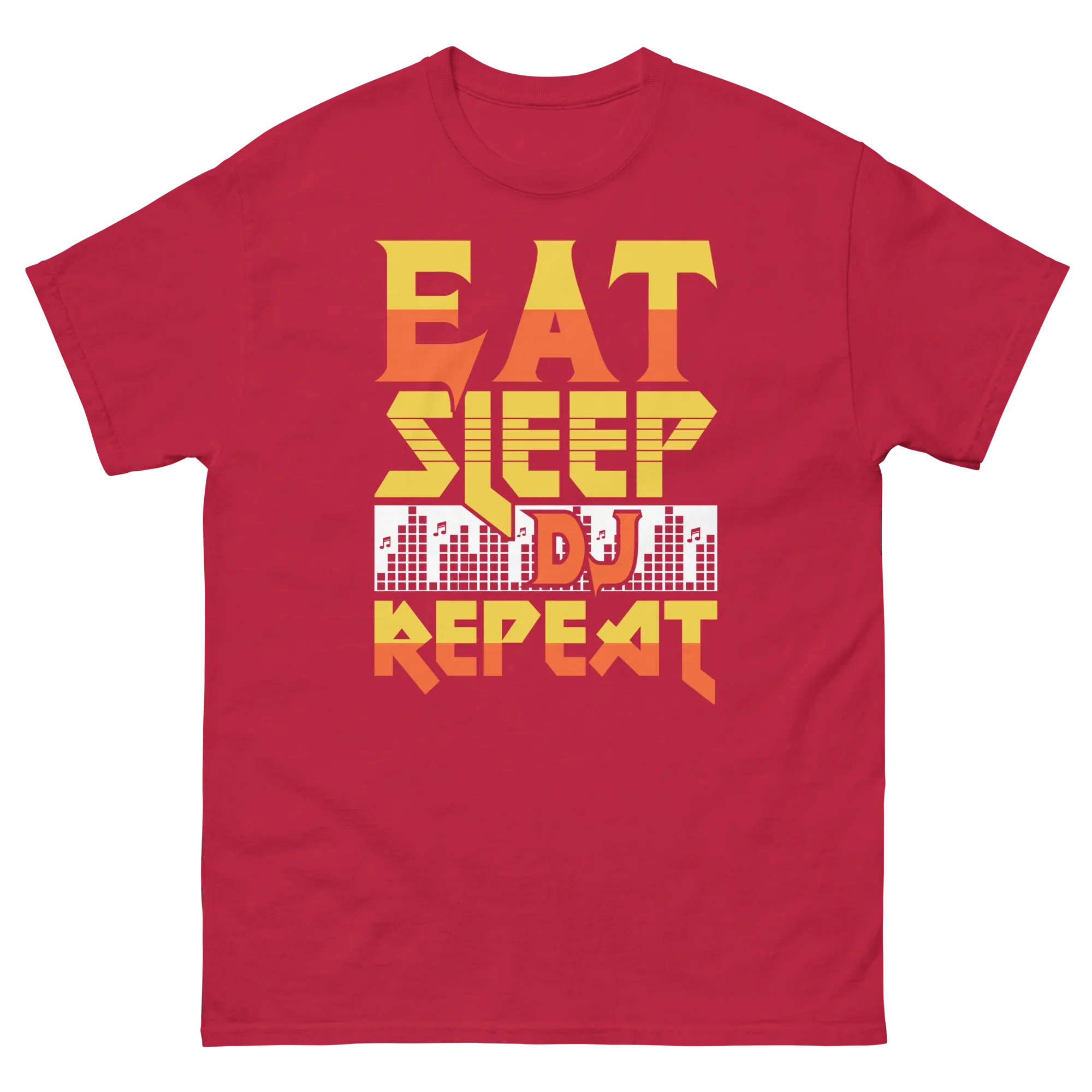 EAT SLEEP DJ REPEAT unisex t-shirt - - Music t-shirts - Printoo Shop