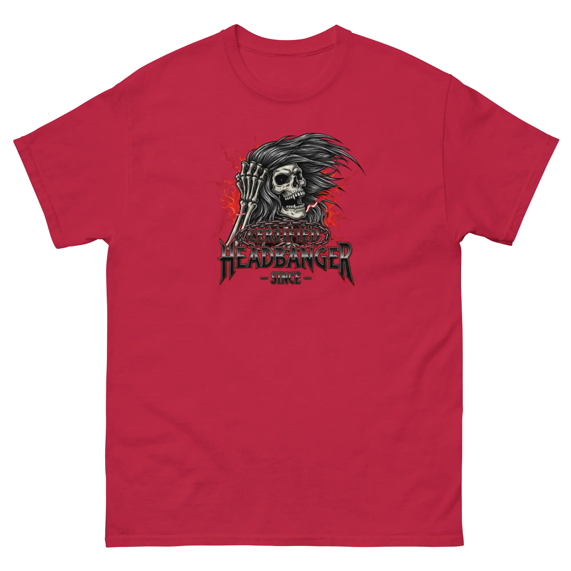 FOR TRUE ROCK & METAL FANS unisex t-shirt - Printoo Shop - - metalmusic, Music t-shirt, t-shirt, unisex, Unisex Classic Tee | Gildan 5000