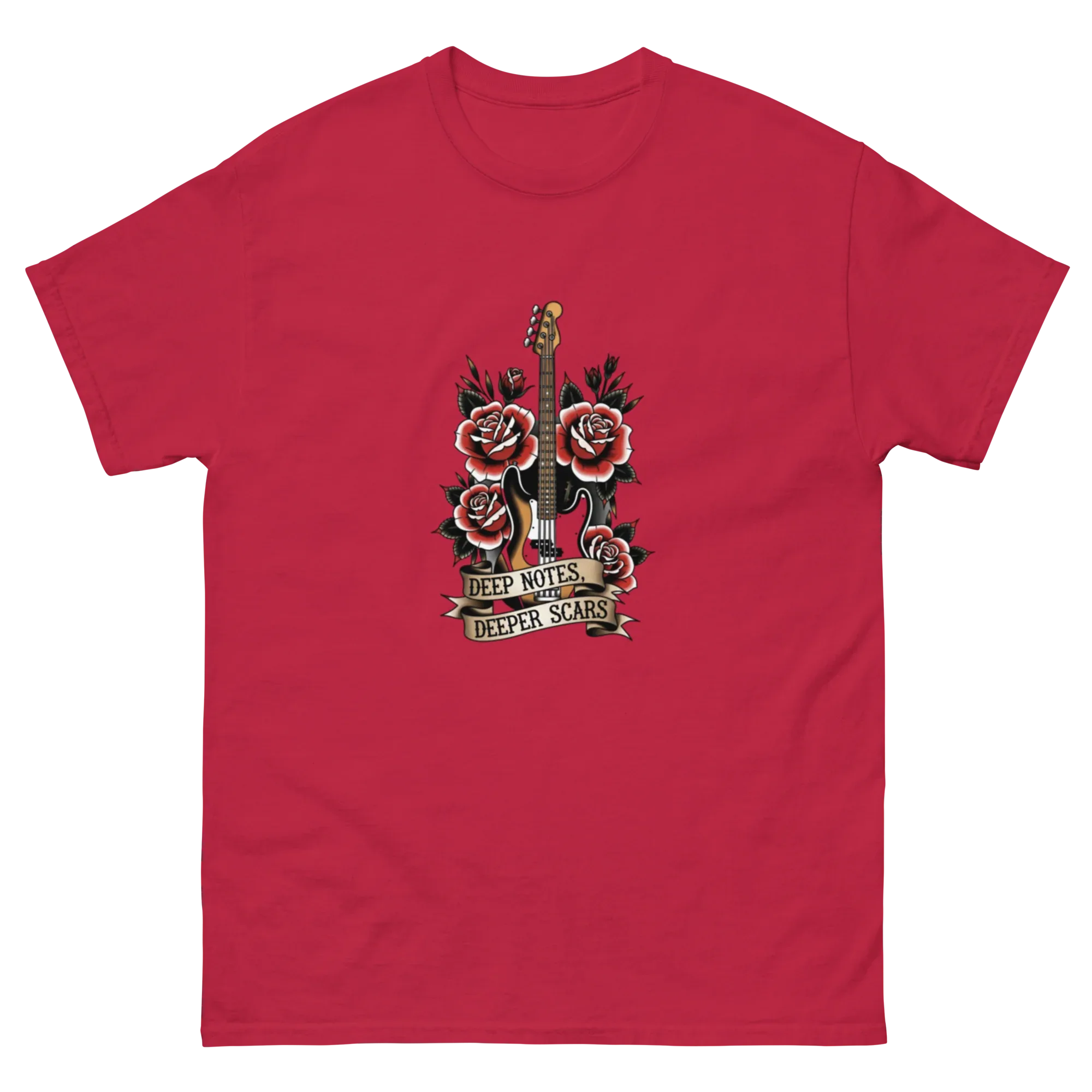 DEEP NOTES DEEPER SCARS unisex t-shirt - - - Printoo Shop