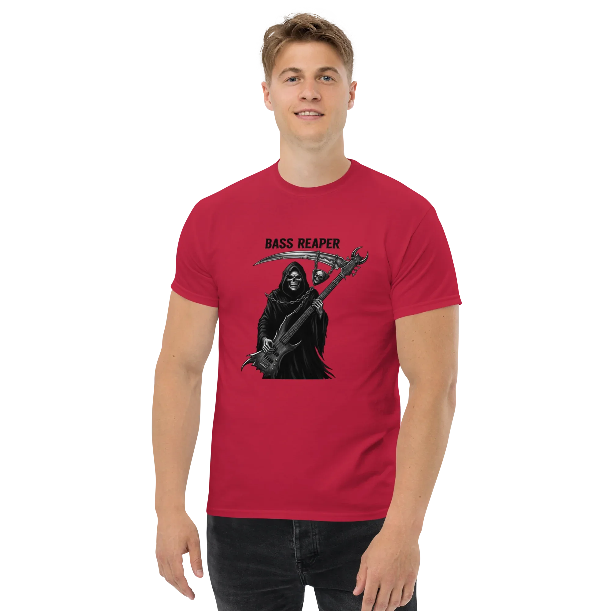BASS REAPER unisex t-shirt - Printoo Shop - - metalmusic, Music t-shirt, t-shirt, unisex, Unisex Classic Tee | Gildan 5000