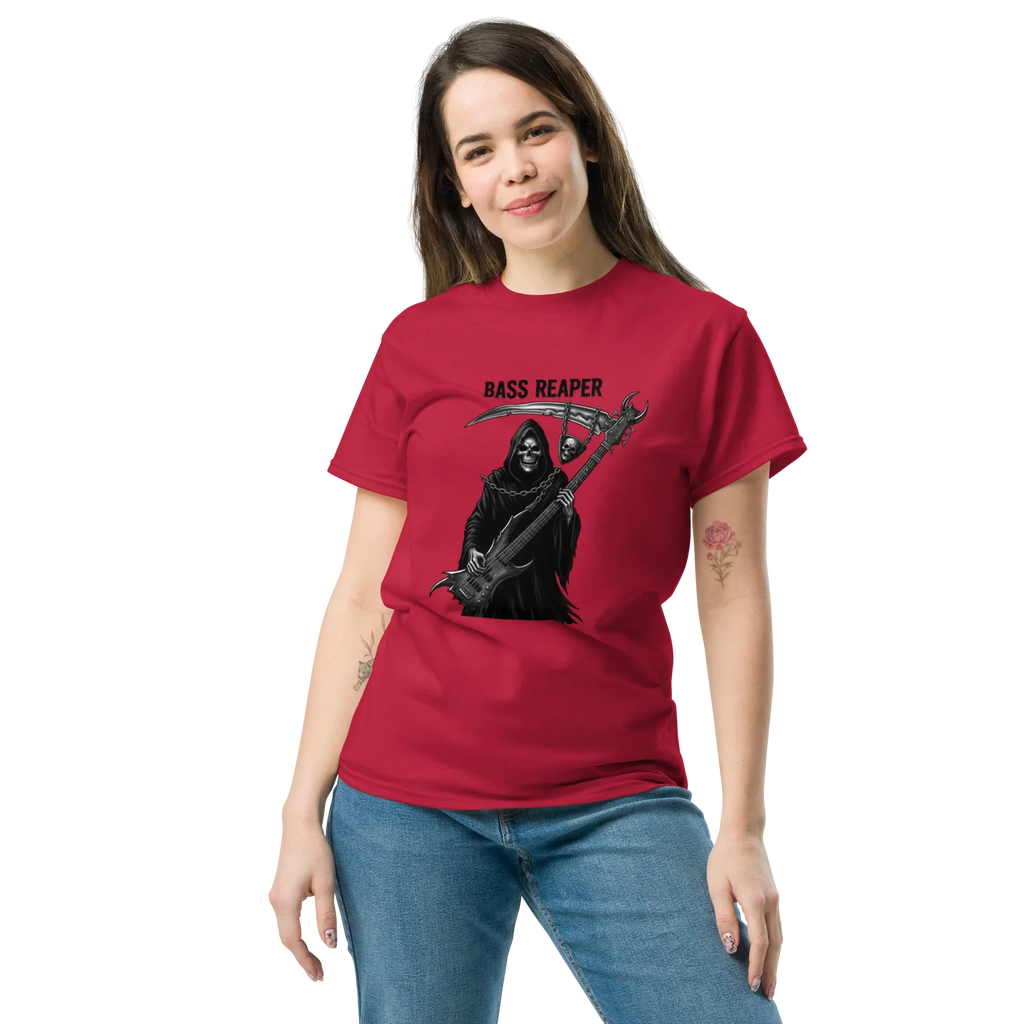 BASS REAPER unisex t-shirt - Printoo Shop - - metalmusic, Music t-shirt, t-shirt, unisex, Unisex Classic Tee | Gildan 5000