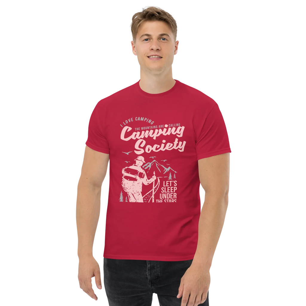 CAMPING SOCIETY unisex t-shirt - - - Printoo Shop
