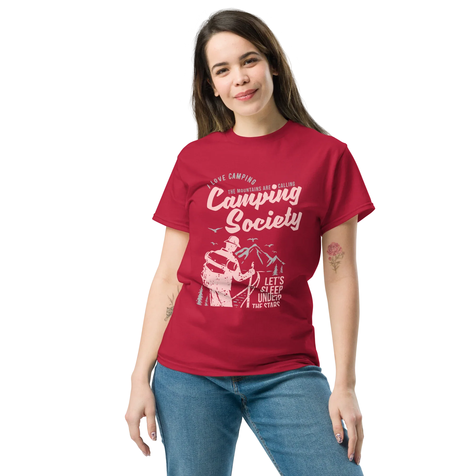 CAMPING SOCIETY unisex t-shirt - - - Printoo Shop