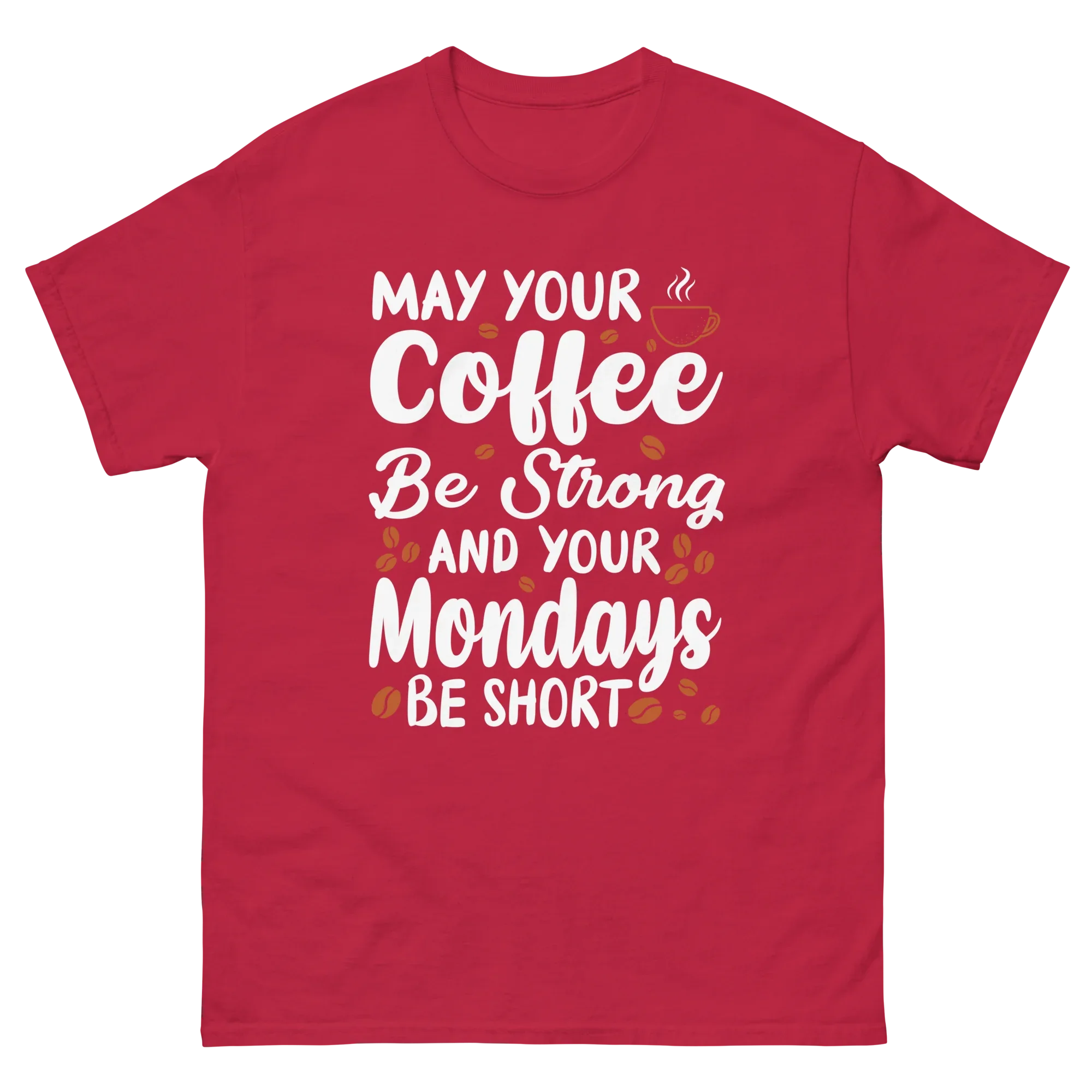 STRONG COFFEE SHORT MONDAY unisex t-shirt - Printoo Shop - - t-shirt, unisex, Unisex Classic Tee | Gildan 5000