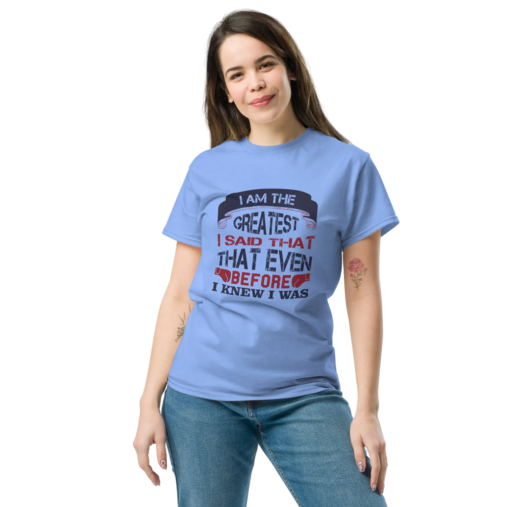 THE GREATEST unisex t-shirt - - Printoo Shop - 8946230_15813