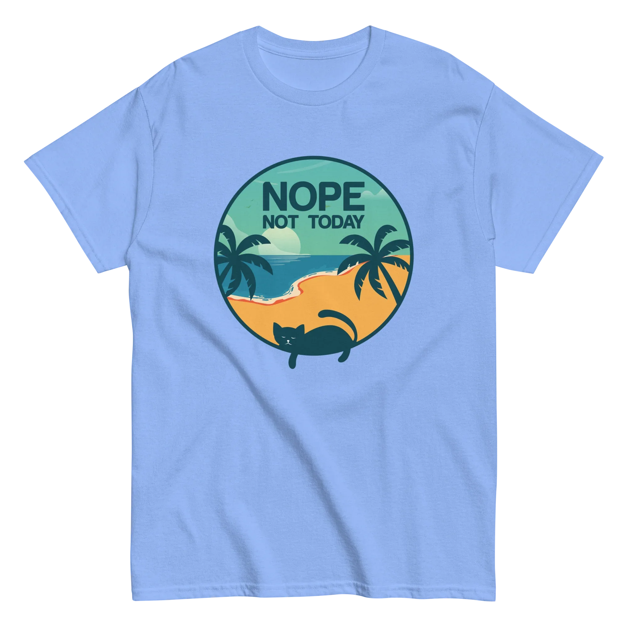 NOT TODAY unisex t-shirt - - Cat t-shirts - Printoo Shop