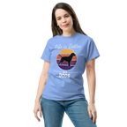 BETTER WITH DOGS unisex t-shirt - - Dogs t-shirt - Printoo Shop