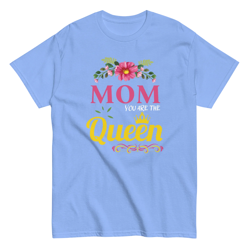 MOM QUEEN unisex t-shirt - Printoo Shop - - Mom t-shirt, t-shirt, unisex, Unisex Classic Tee | Gildan 5000
