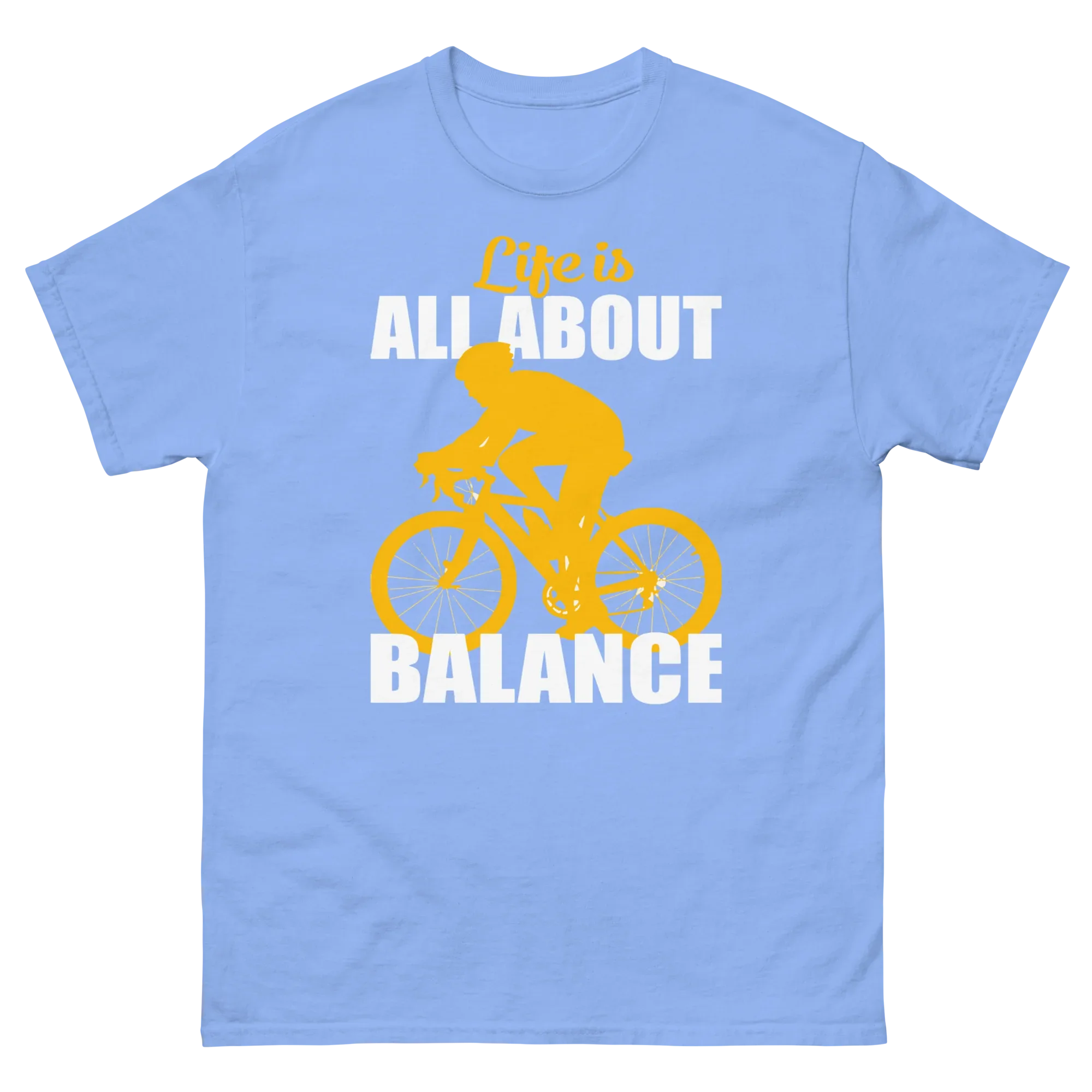 BALANCED LIFE unisex t-shirt - Printoo Shop - - bicycle, t-shirt, unisex, Unisex Classic Tee | Gildan 5000