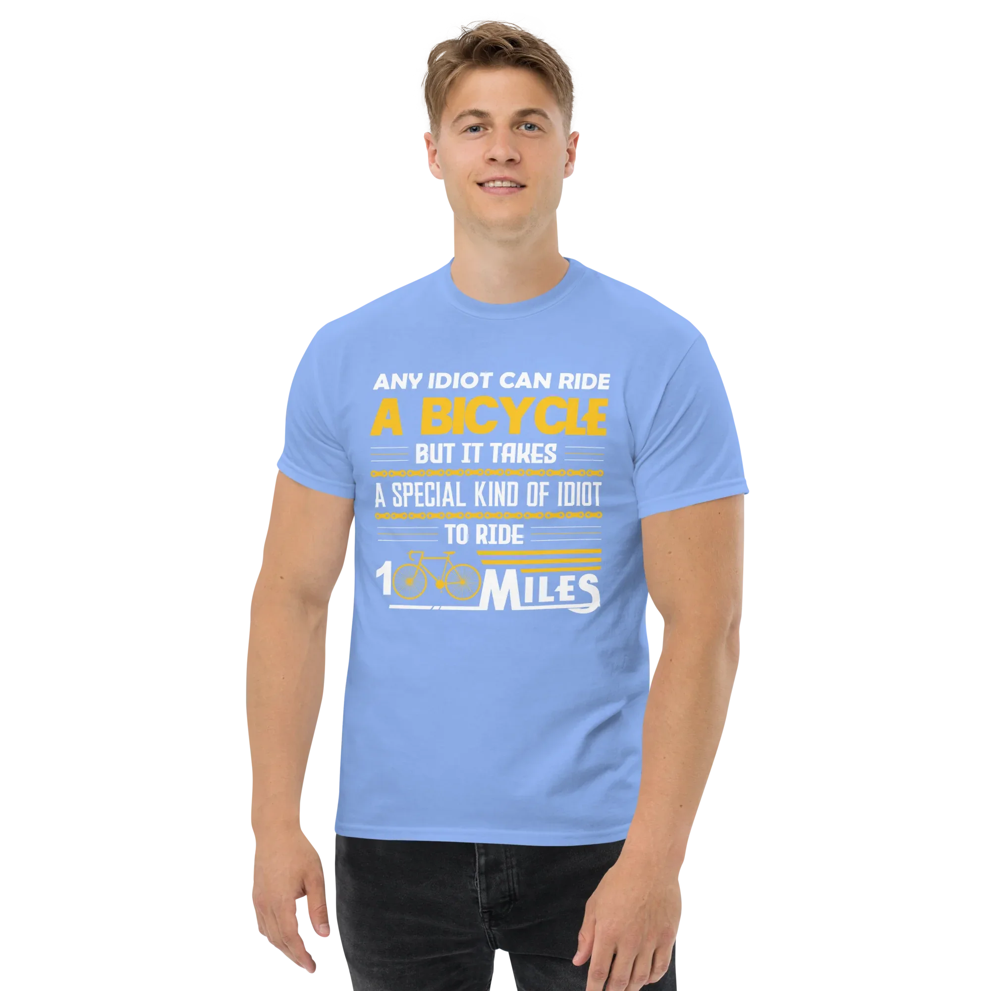 100 MILES unisex t-shirt - Printoo Shop - - bicycle, t-shirt, unisex, Unisex Classic Tee | Gildan 5000