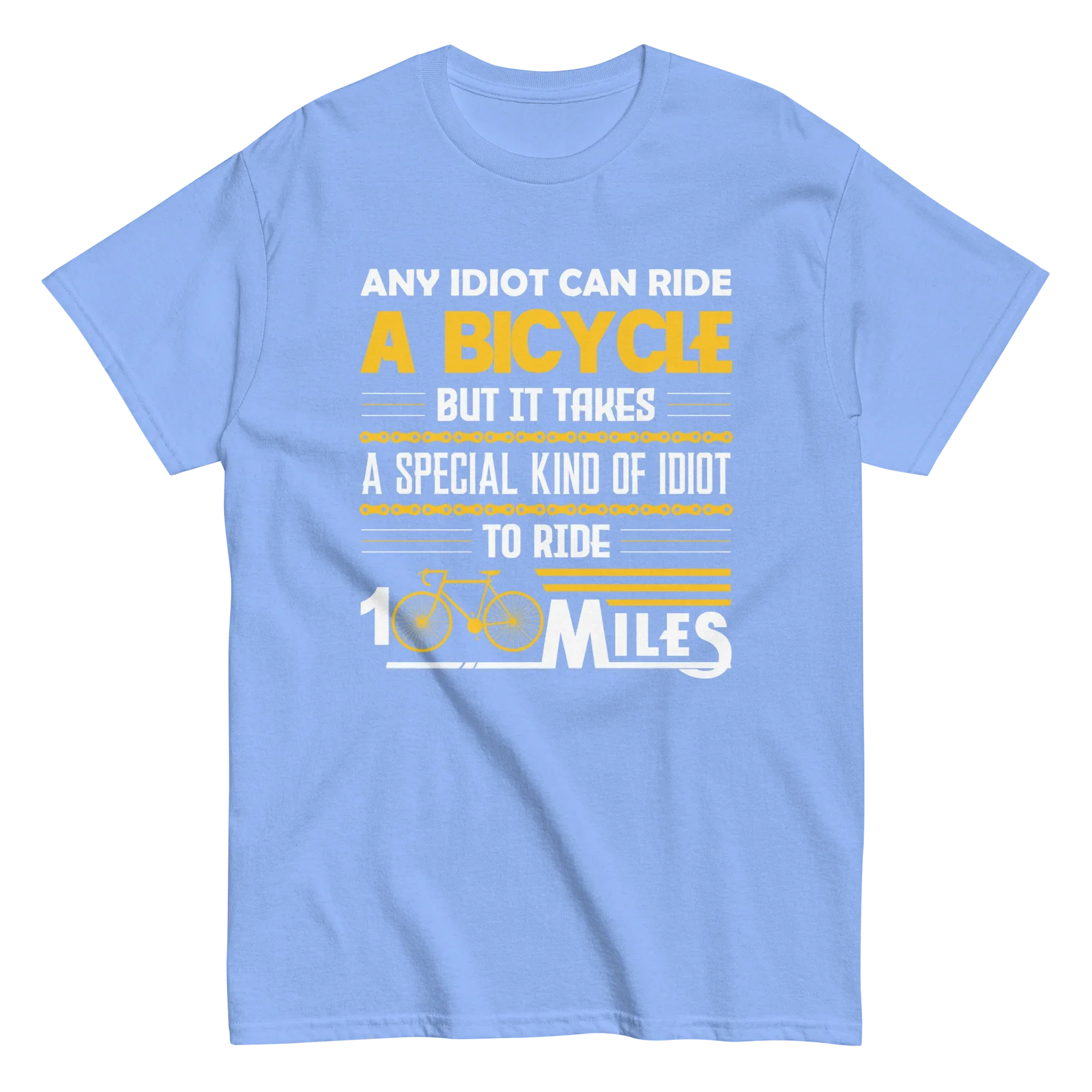 100 MILES unisex t-shirt - Printoo Shop - - bicycle, t-shirt, unisex, Unisex Classic Tee | Gildan 5000