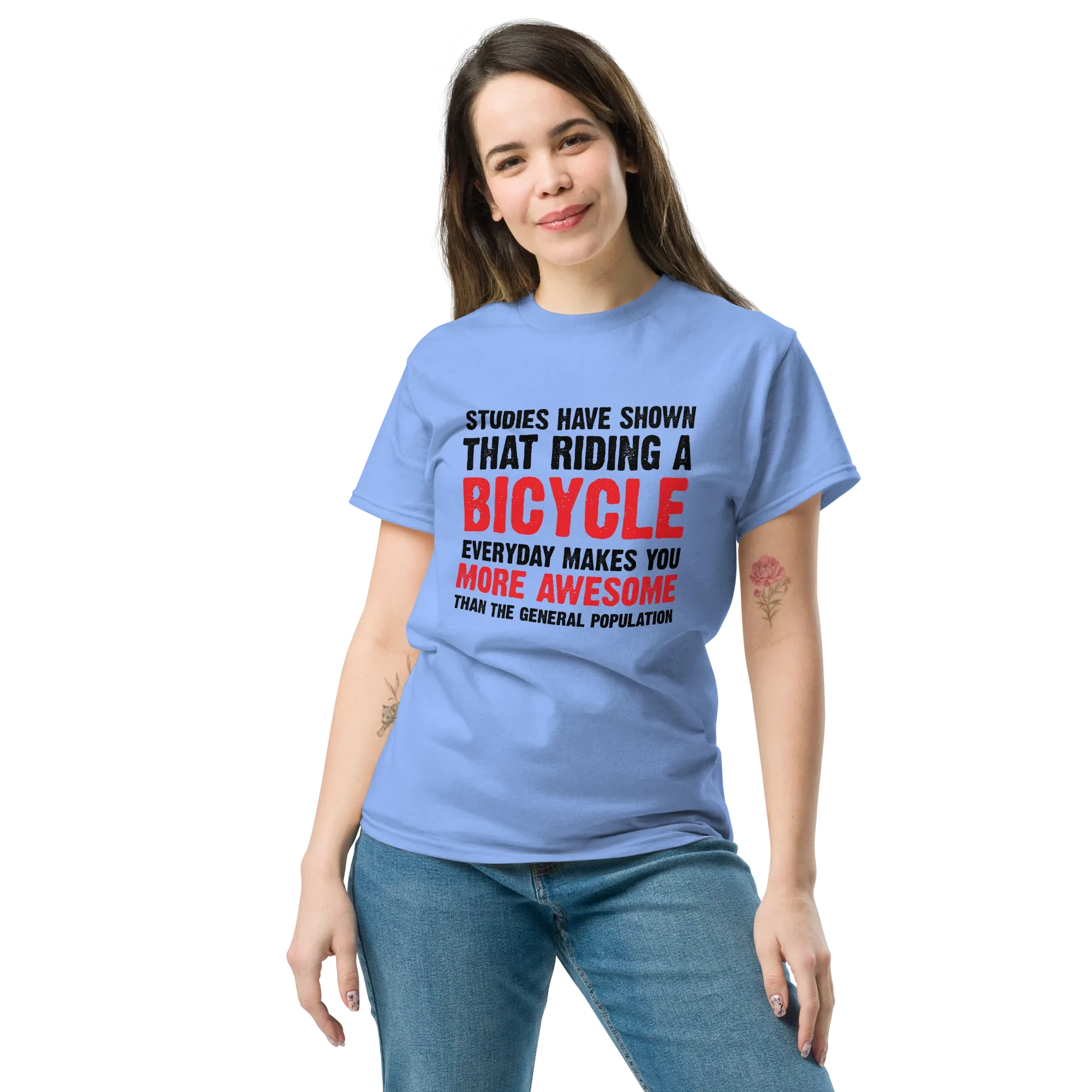 BICYCLE MORE AWESOME unisex t-shirt - - Bicycle t-shirts - Printoo Shop