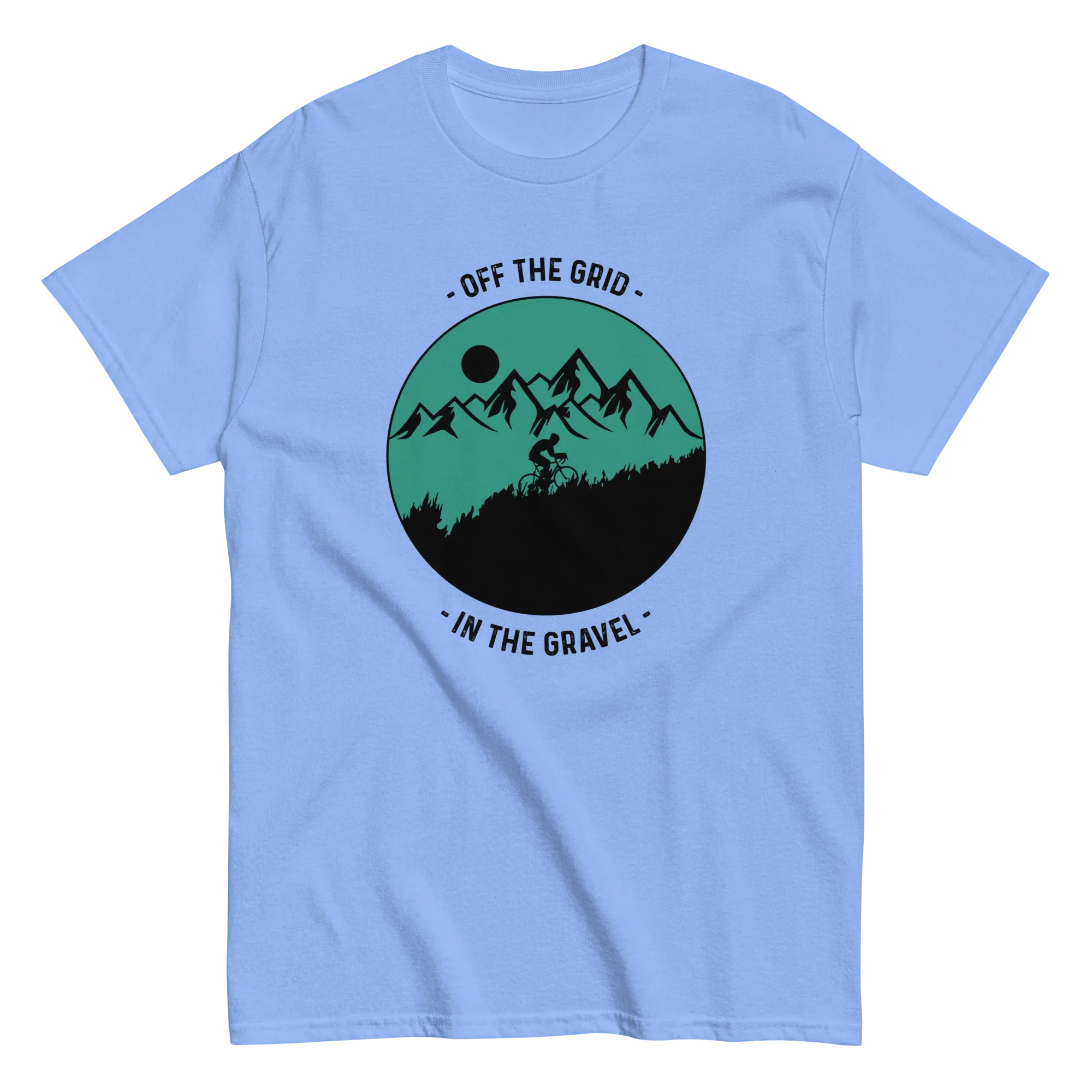 OFF THE GRID unisex t-shirt - Printoo Shop - - bicycle, t-shirt, unisex, Unisex Classic Tee | Gildan 5000