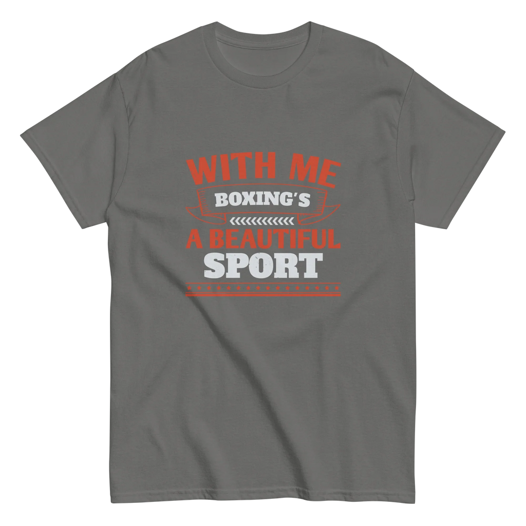 BOXING IS BEAUTIFUL unisex t-shirt - Printoo Shop - - boxing, Regular fit, t-shirt, unisex, Unisex Classic Tee | Gildan 5000