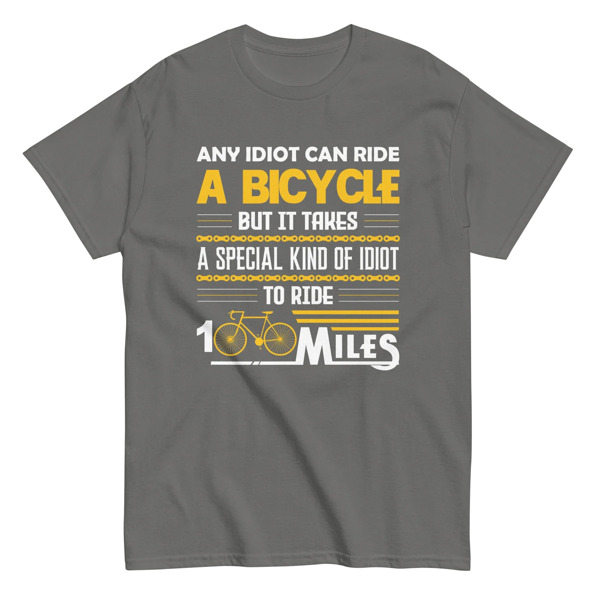 100 MILES unisex t-shirt - Printoo Shop - - bicycle, t-shirt, unisex, Unisex Classic Tee | Gildan 5000