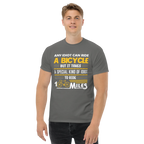 100 MILES unisex t-shirt - Printoo Shop - - bicycle, t-shirt, unisex, Unisex Classic Tee | Gildan 5000