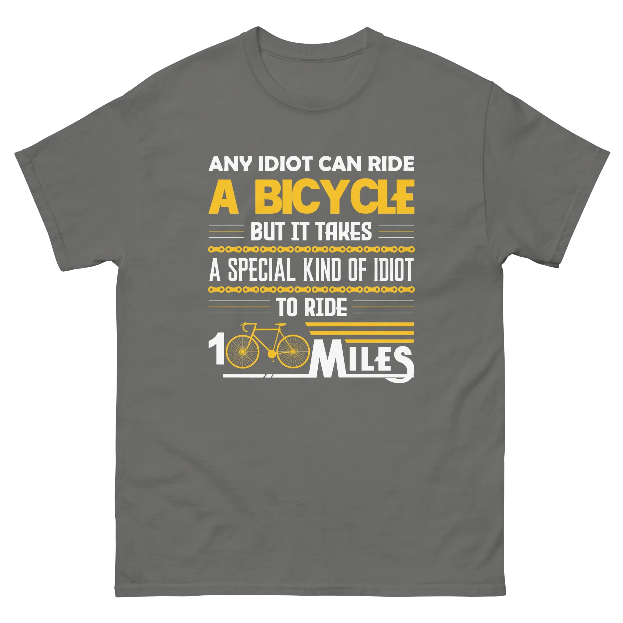 100 MILES unisex t-shirt - Printoo Shop - - bicycle, t-shirt, unisex, Unisex Classic Tee | Gildan 5000