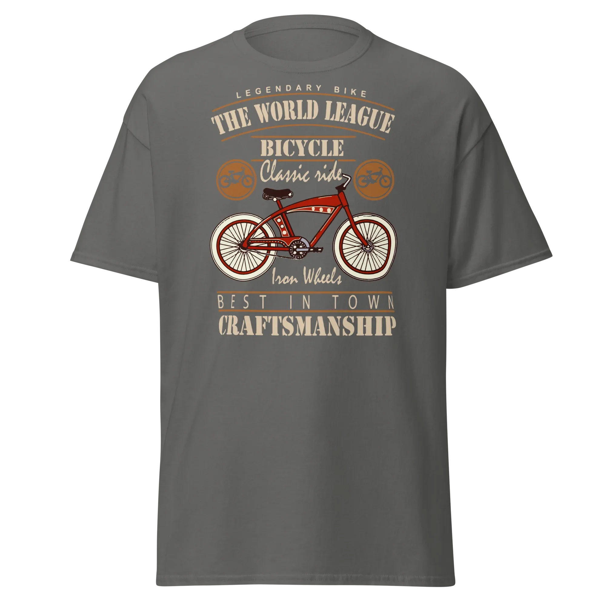 THE WORLD LEAGUE BICYCLE unisex t-shirt - - Bicycle t-shirts - Printoo Shop