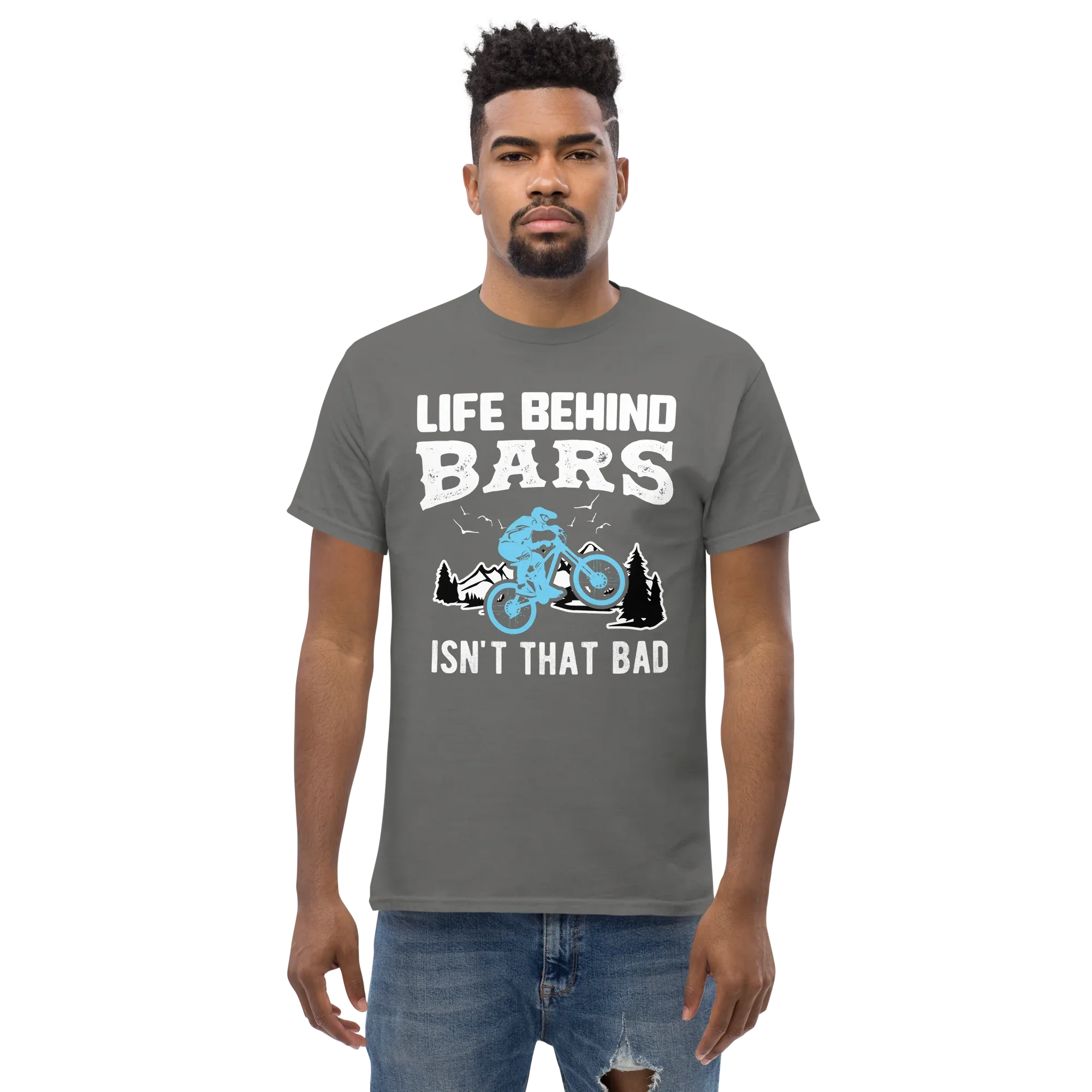 LIFE BEHIND BARS 2 unisex t-shirt - - Bicycle t-shirts - Printoo Shop