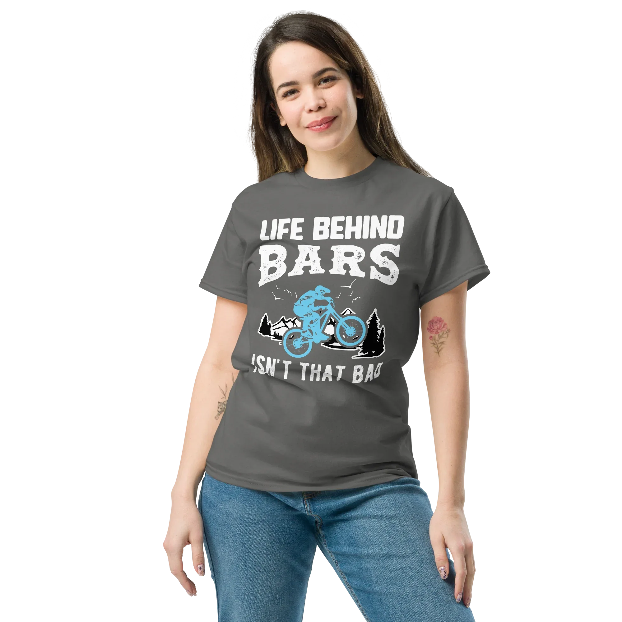 LIFE BEHIND BARS 2 unisex t-shirt - - Bicycle t-shirts - Printoo Shop
