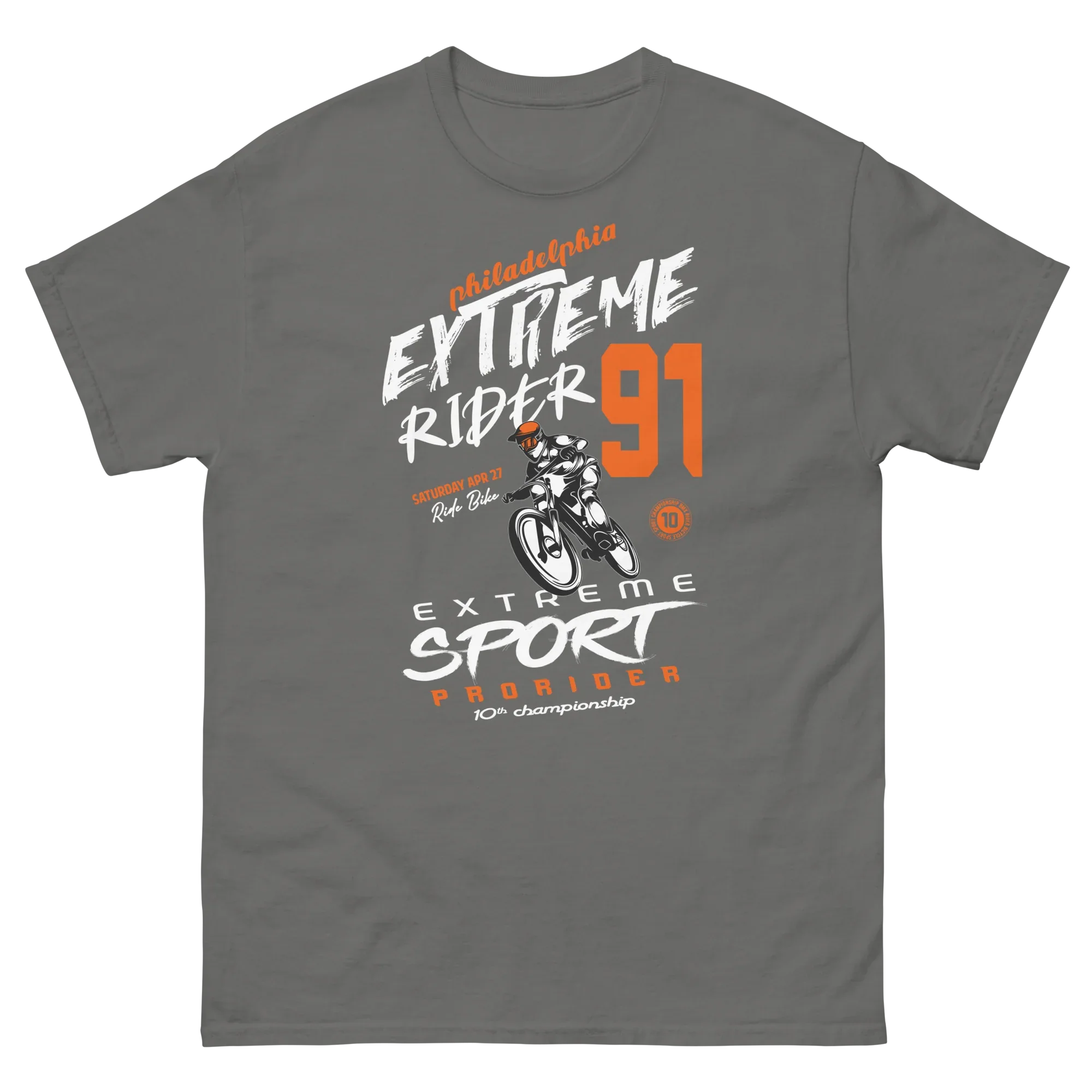 EXTREME RIDER unisex t-shirt - - Bicycle t-shirts - Printoo Shop