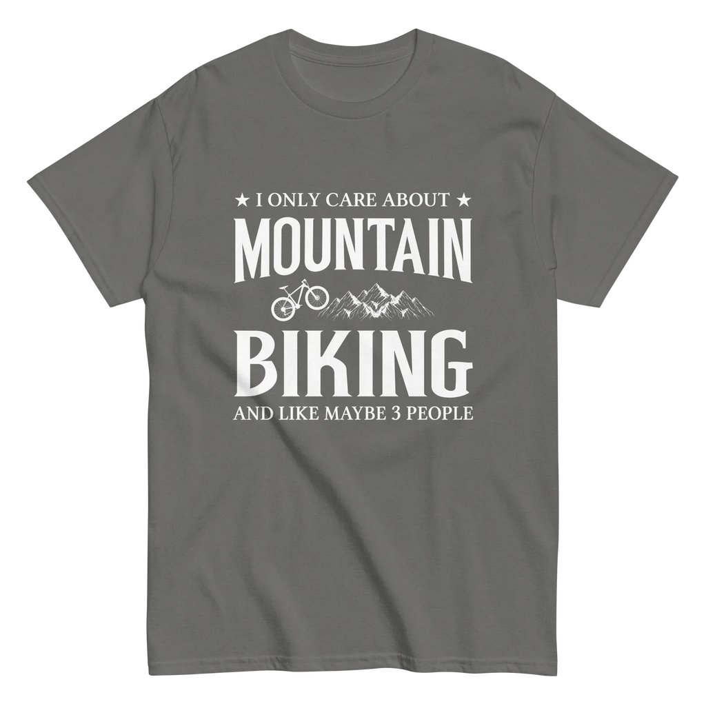 I ONLY CARE ABOUT MTB unisex t-shirt - - Bicycle t-shirts - Printoo Shop