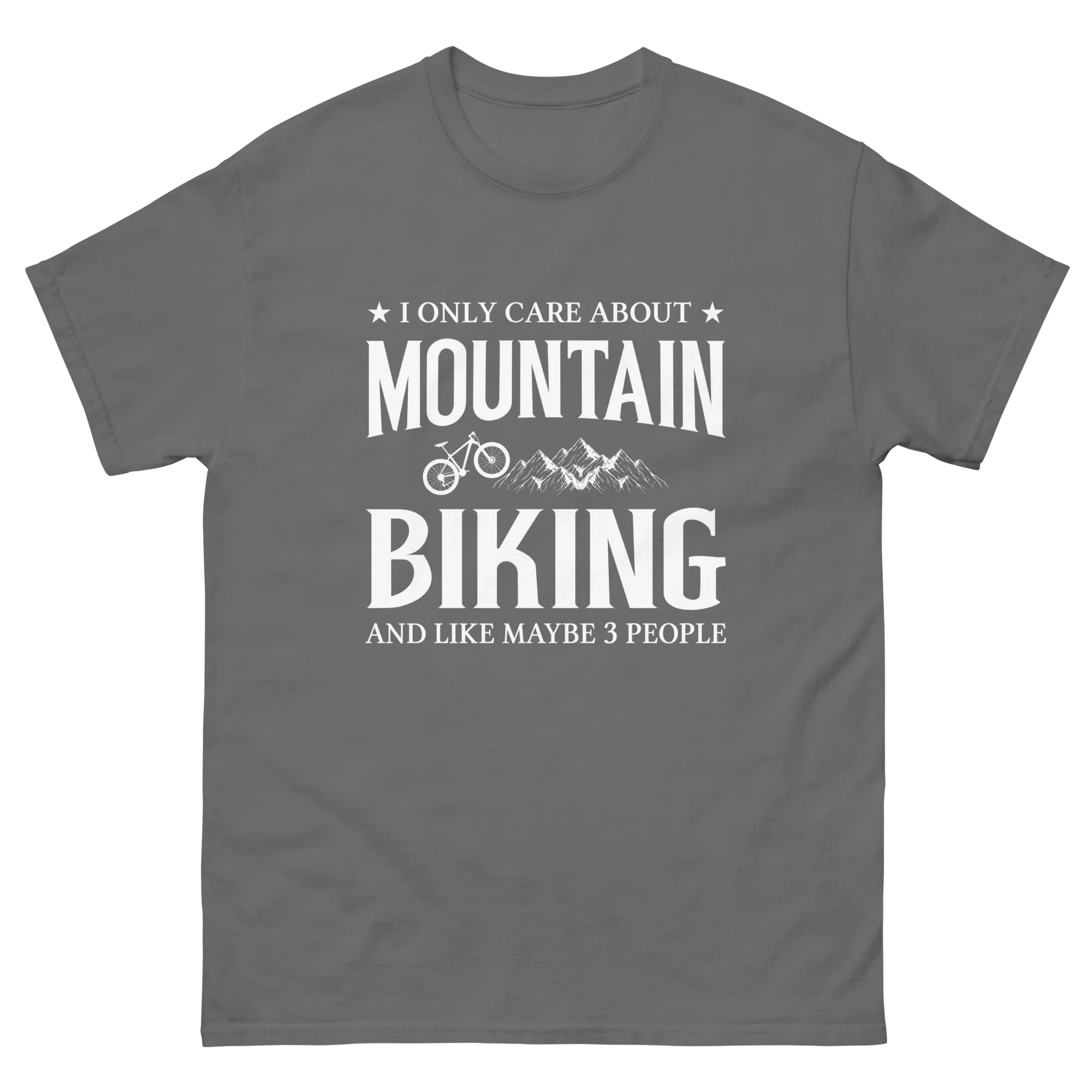 I ONLY CARE ABOUT MTB unisex t-shirt - Printoo Shop - - bicycle, t-shirt, unisex, Unisex Classic Tee | Gildan 5000