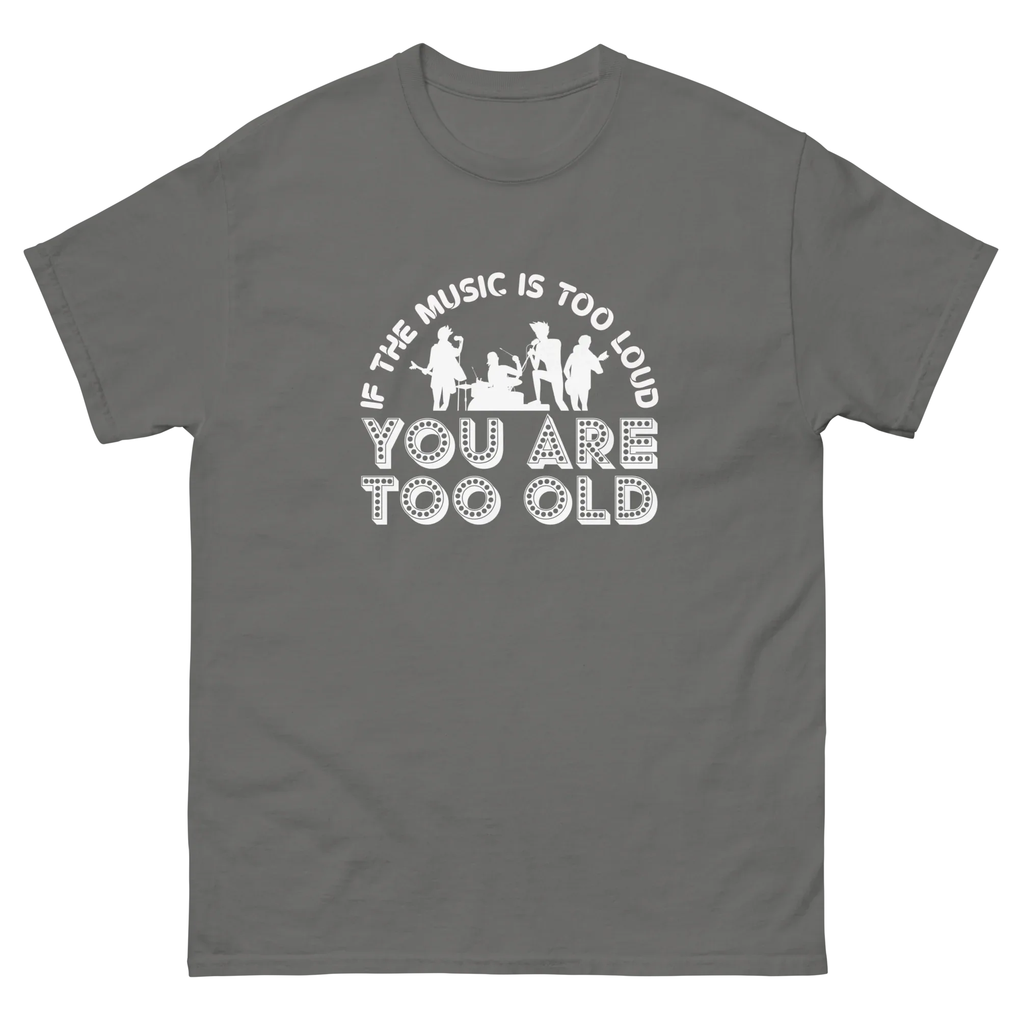 TOO LOUD MUSIC unisex t-shirt - Printoo Shop - - 053.png, metalmusic, Music t-shirt, t-shirt, unisex, Unisex Classic Tee | Gildan 5000