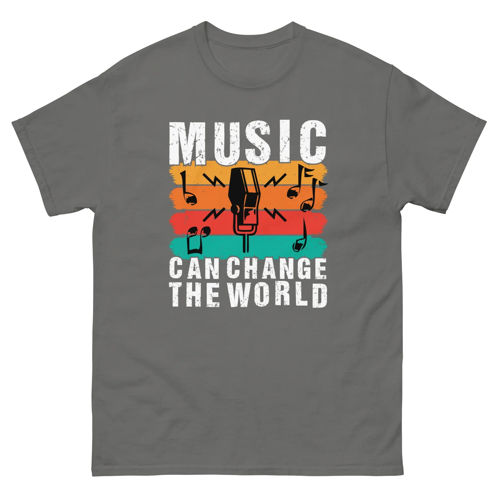 MUSIC CAN CHANGE THE WORLD unisex t-shirt - - Music t-shirts - Printoo Shop
