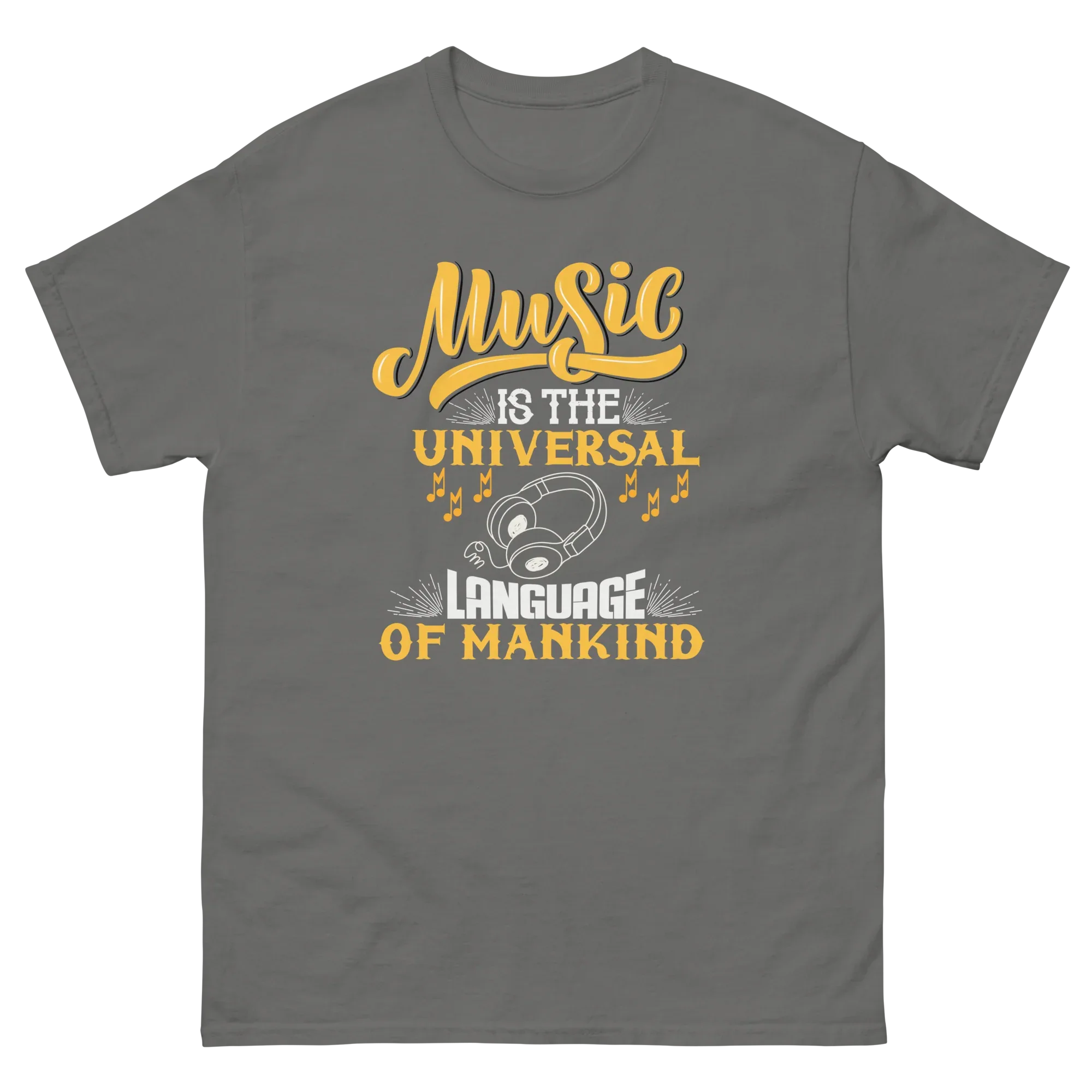 MUSIC IS THE UNIVERSE unisex t-shirt - - Music t-shirts - Printoo Shop